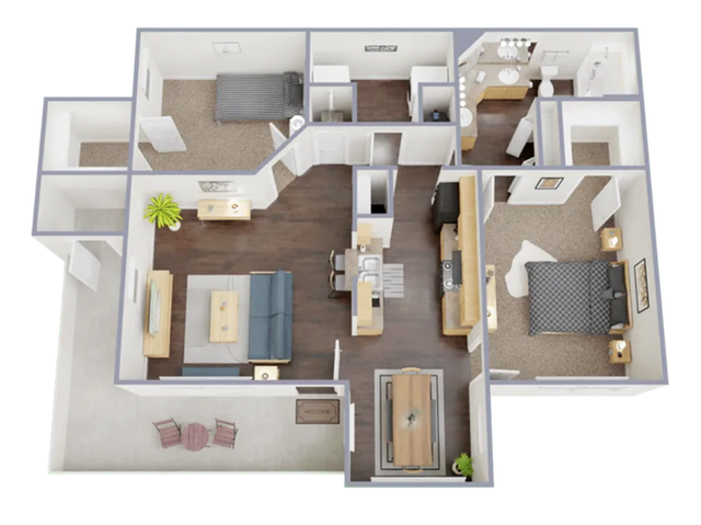 2 Bedroom, 2 Bathroom, Income Restricted