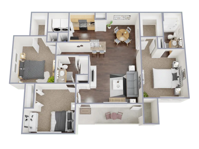 3 Bedroom, 2 Bathroom