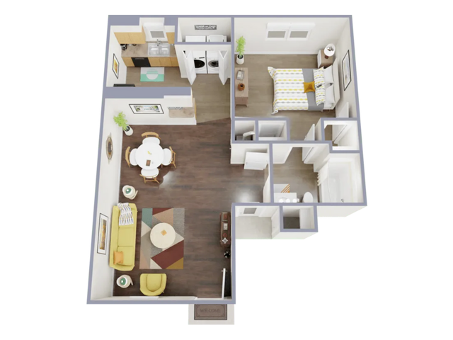 1x1 Floorplan