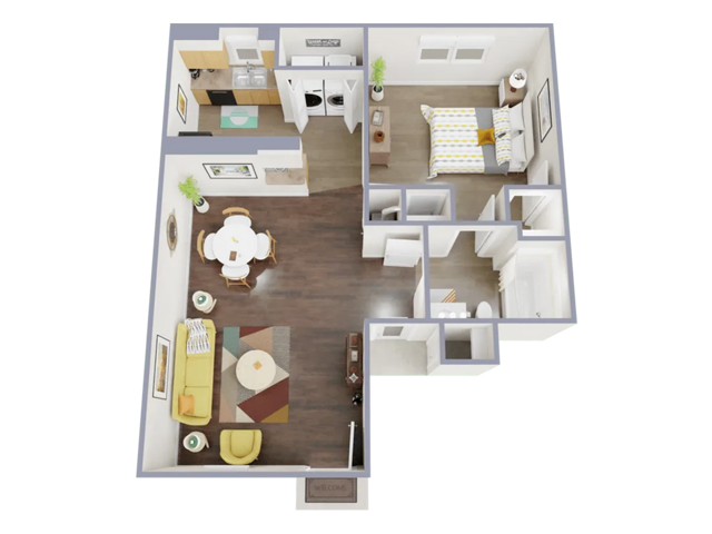 1x1 Floorplan