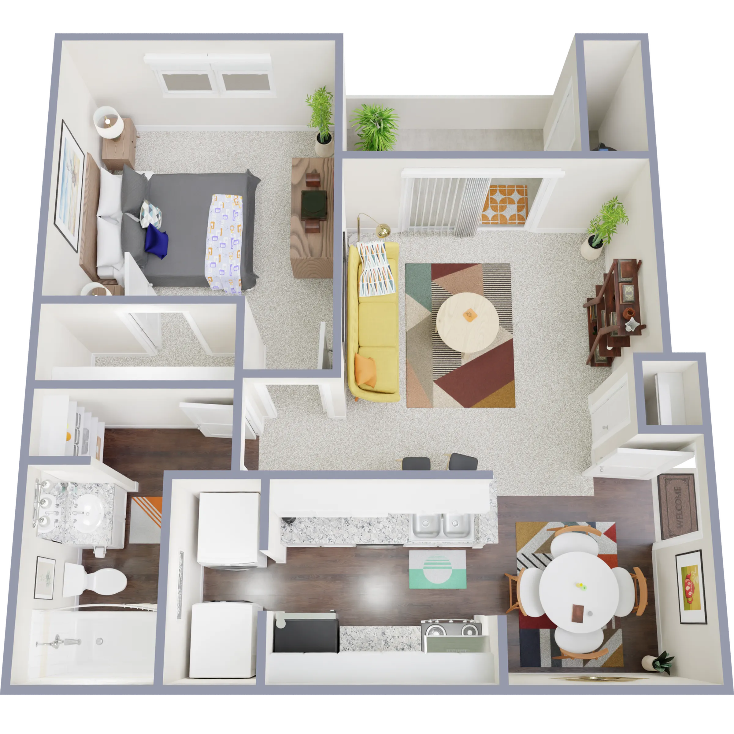 1 Bedroom, 1 Bathroom | 650 sqft | Income Restricted