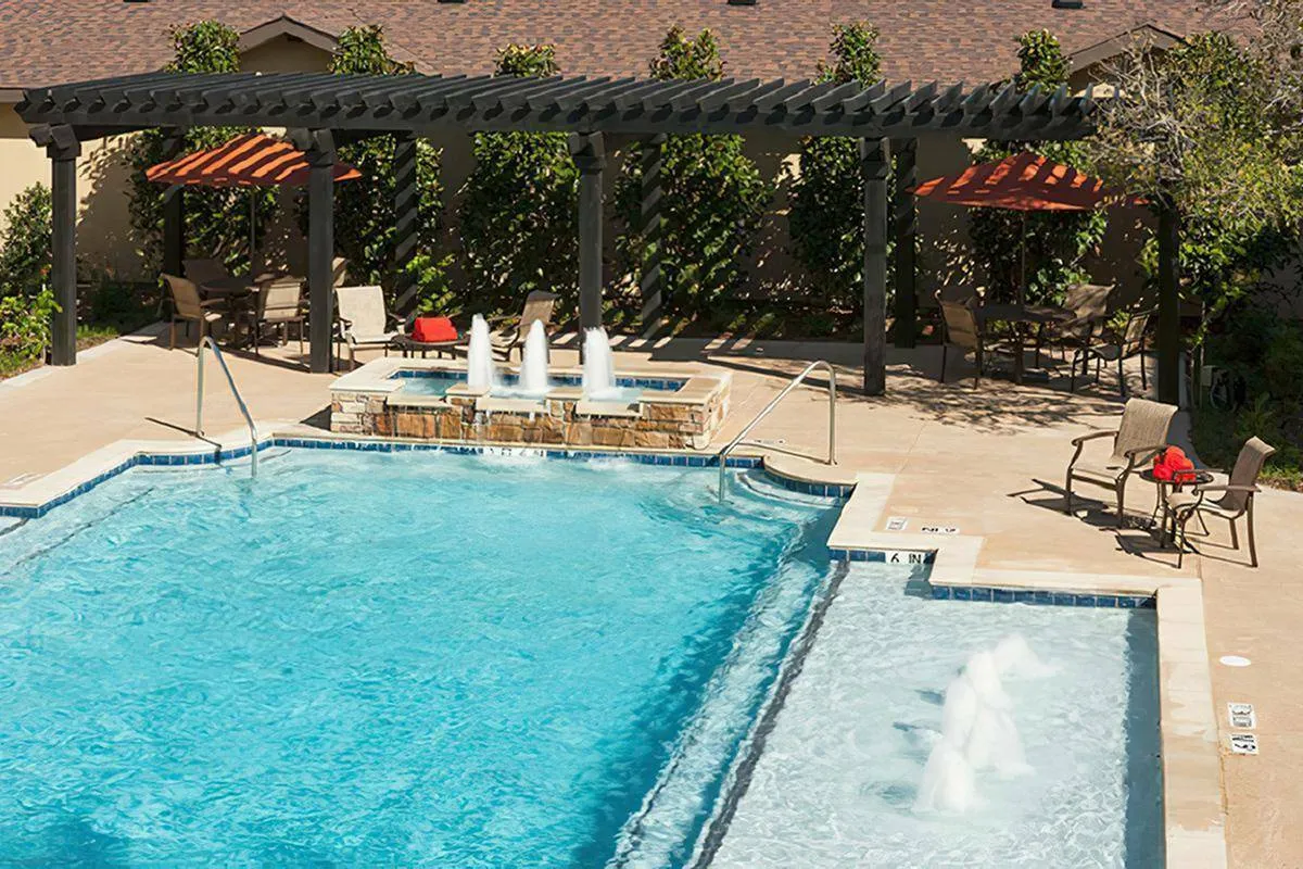 resort style pool