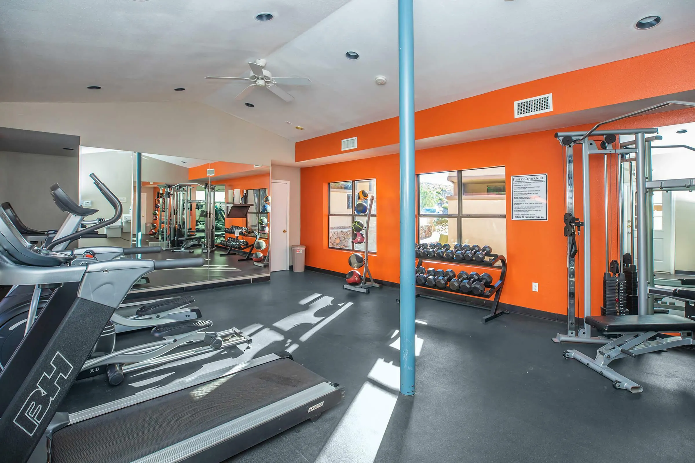 state of the art fitness center