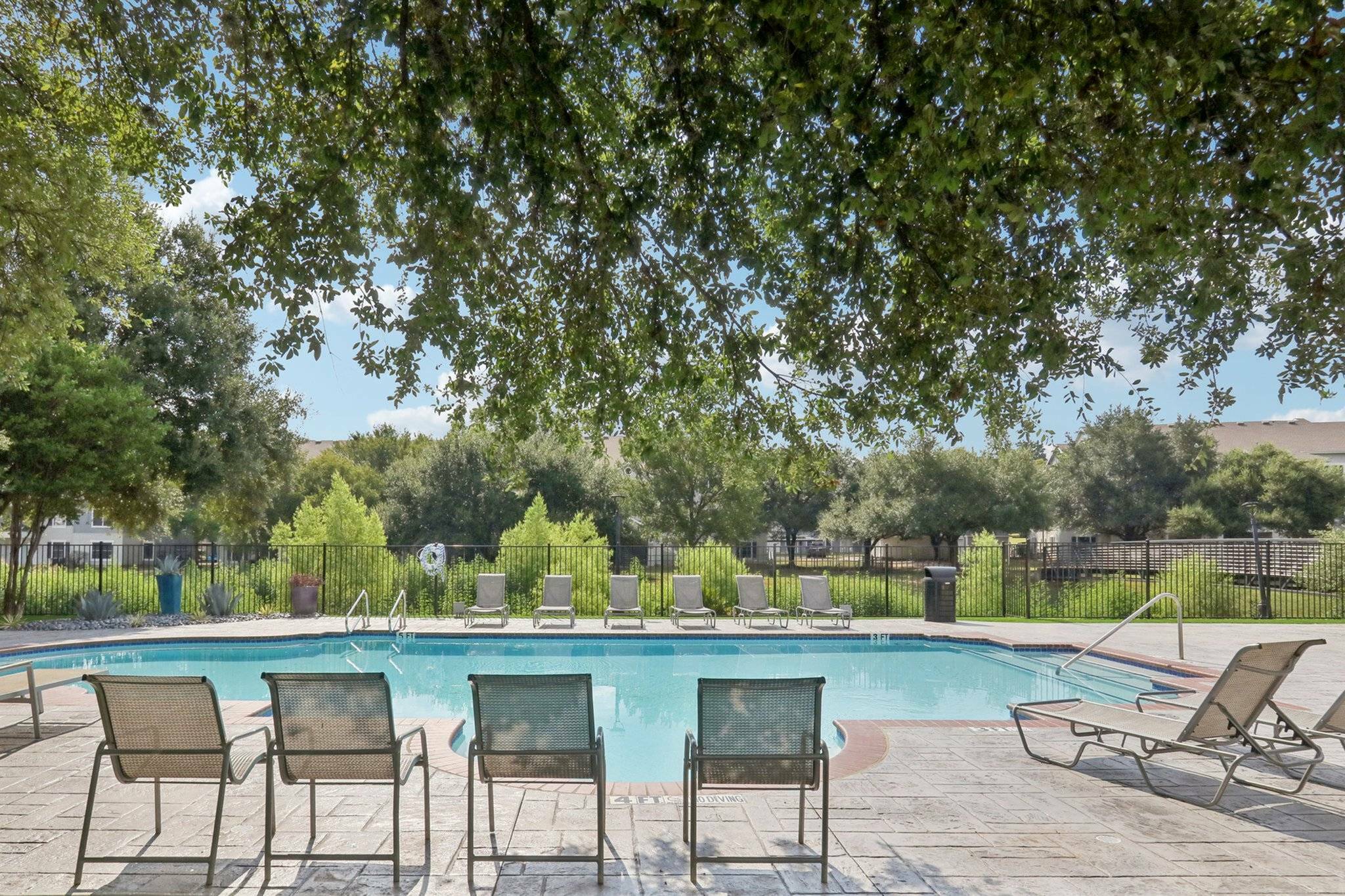 Scenic Pool overlooking the greenbelt
