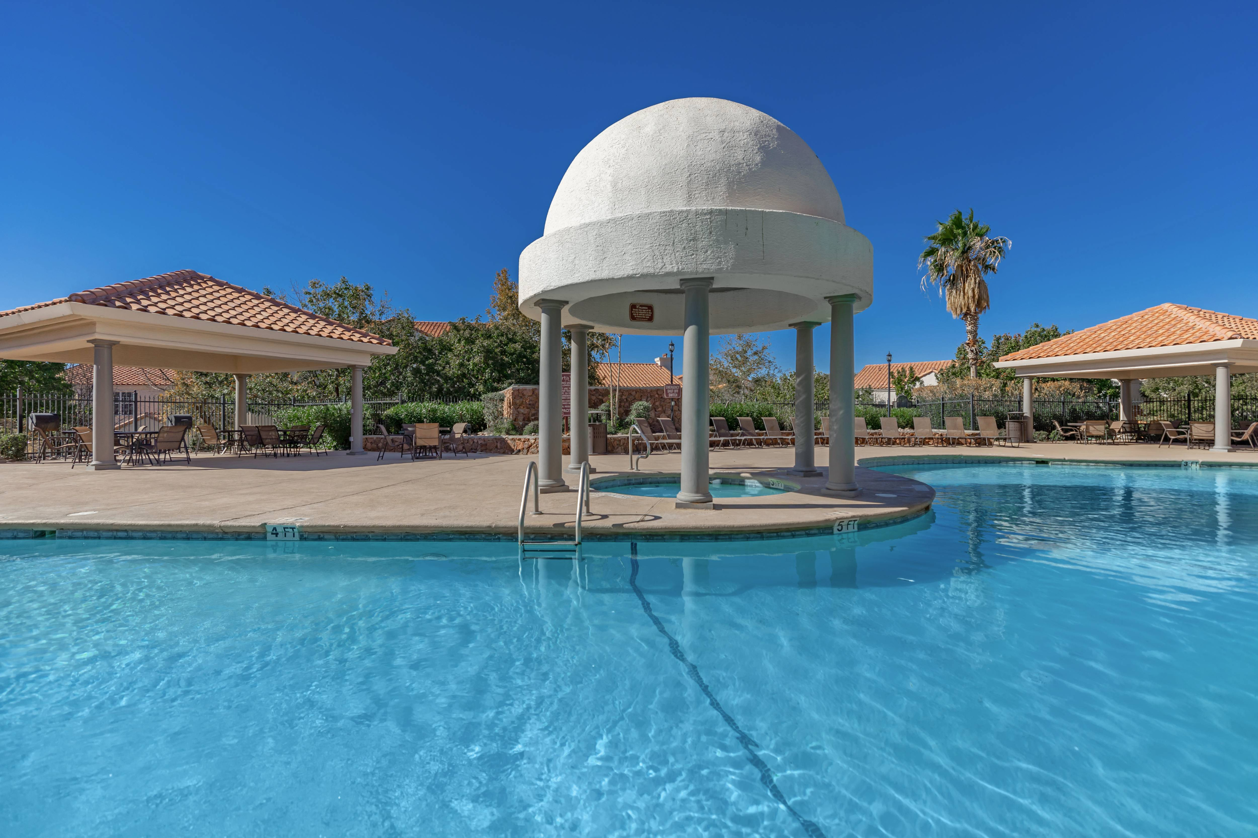 resort style pool