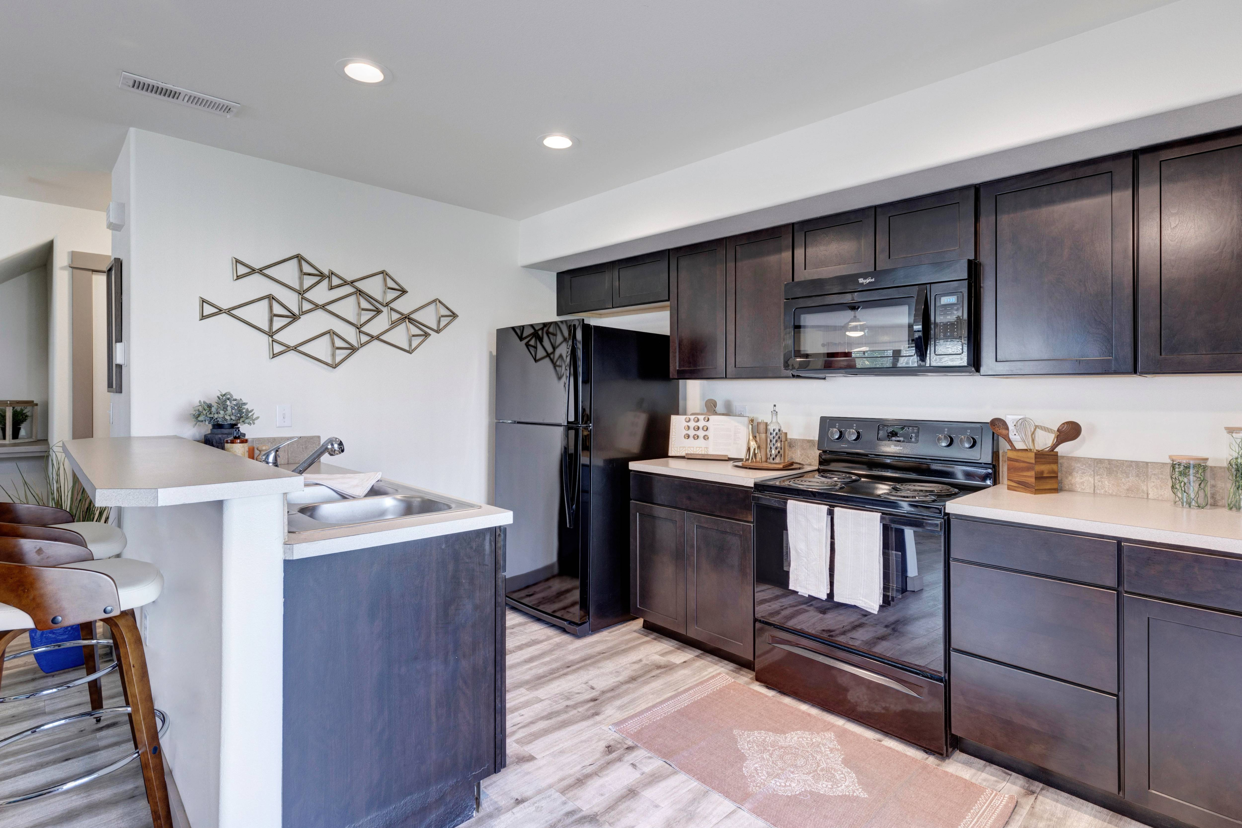 black appliances