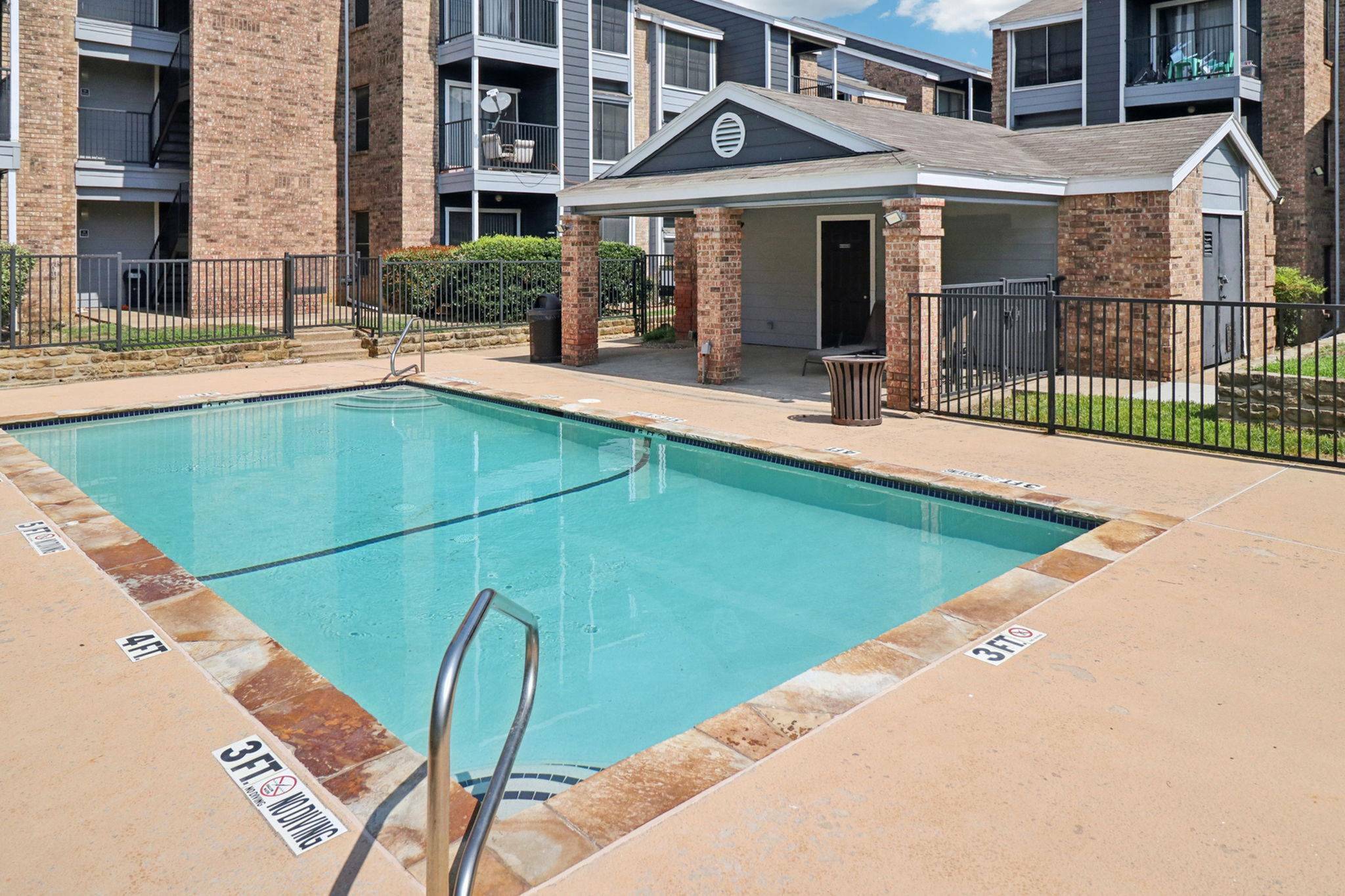 sparkiling pool
