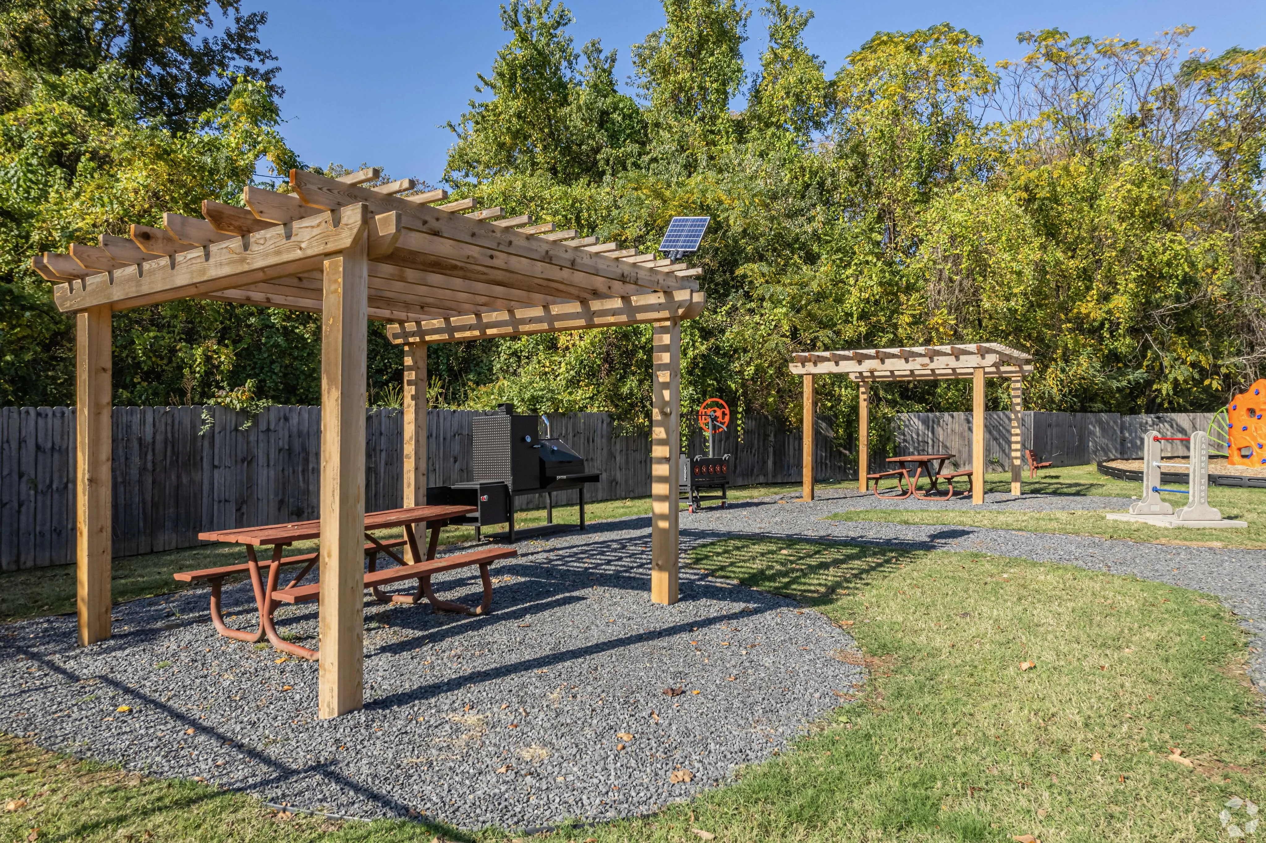 grill and picnic area