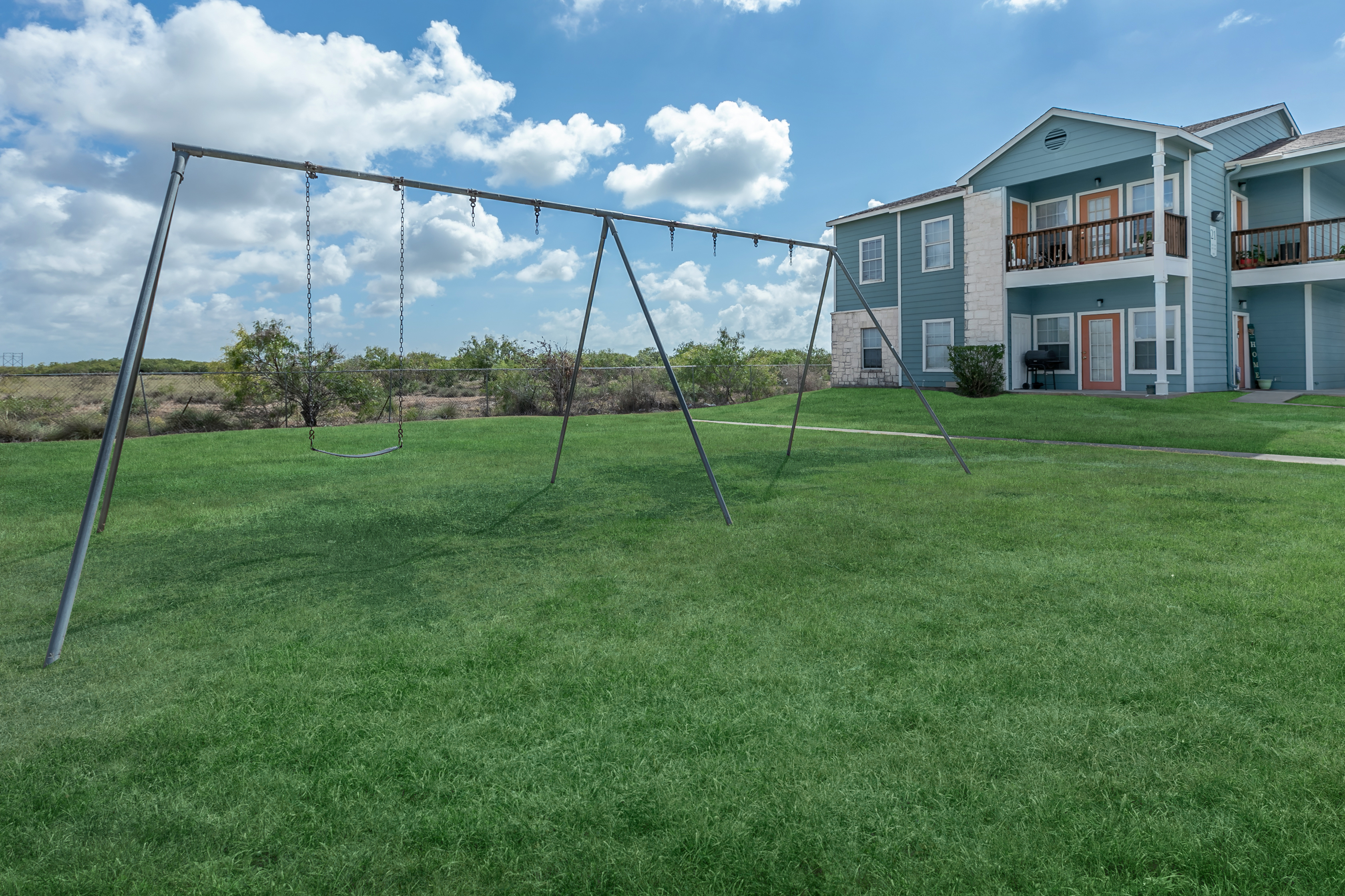 outdoor swingset