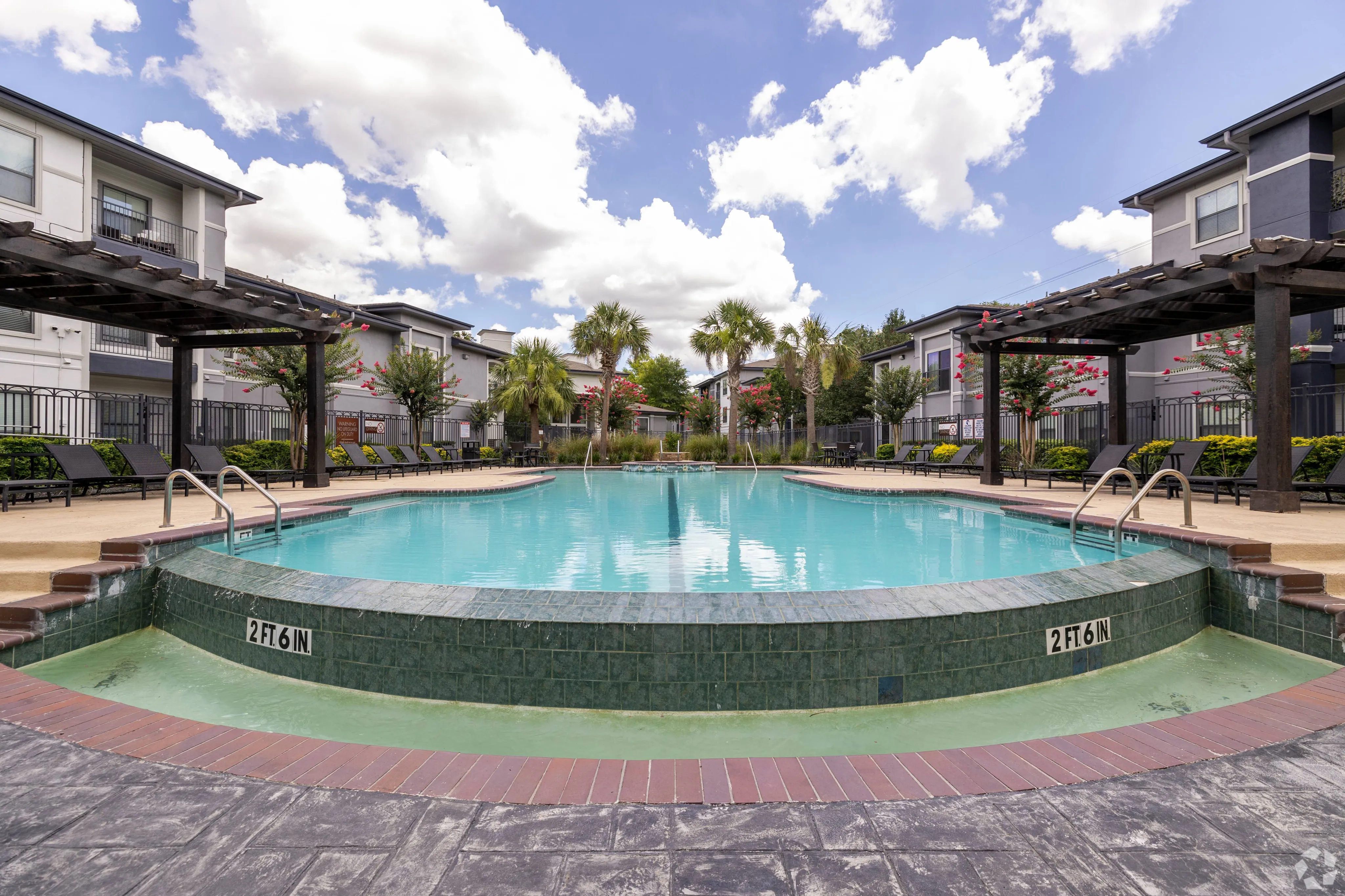 sparkling pool