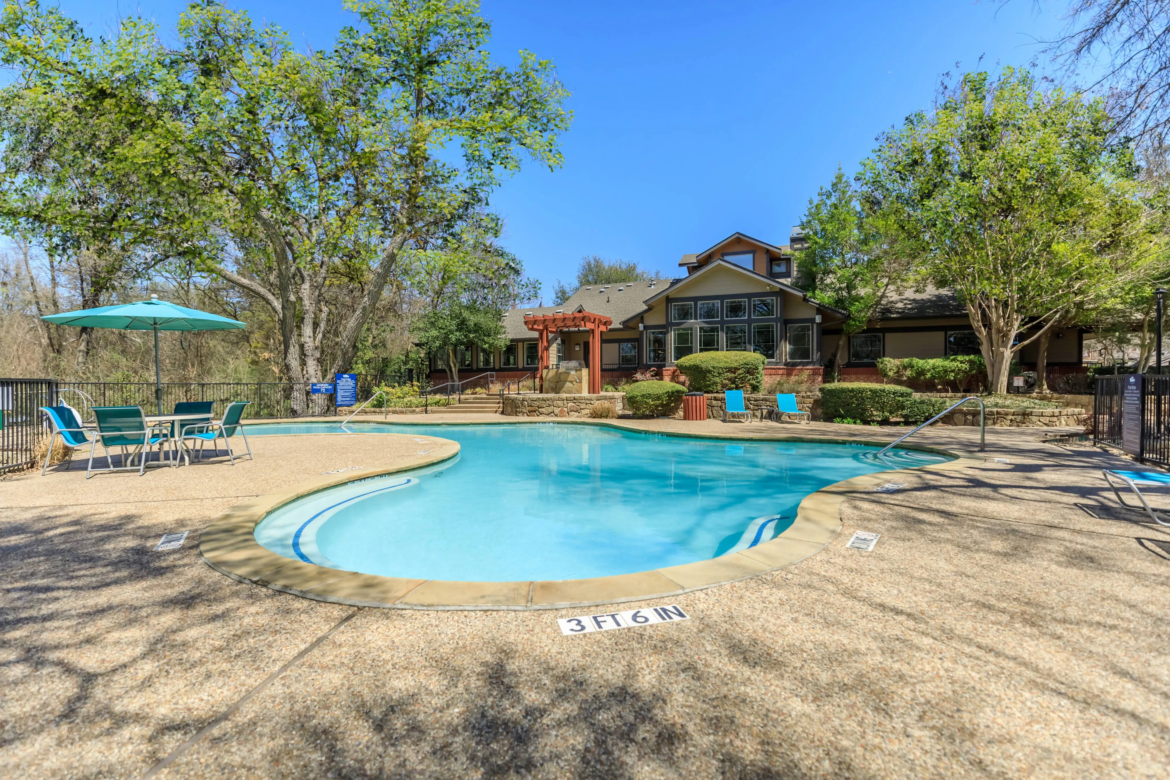 sparkling pool