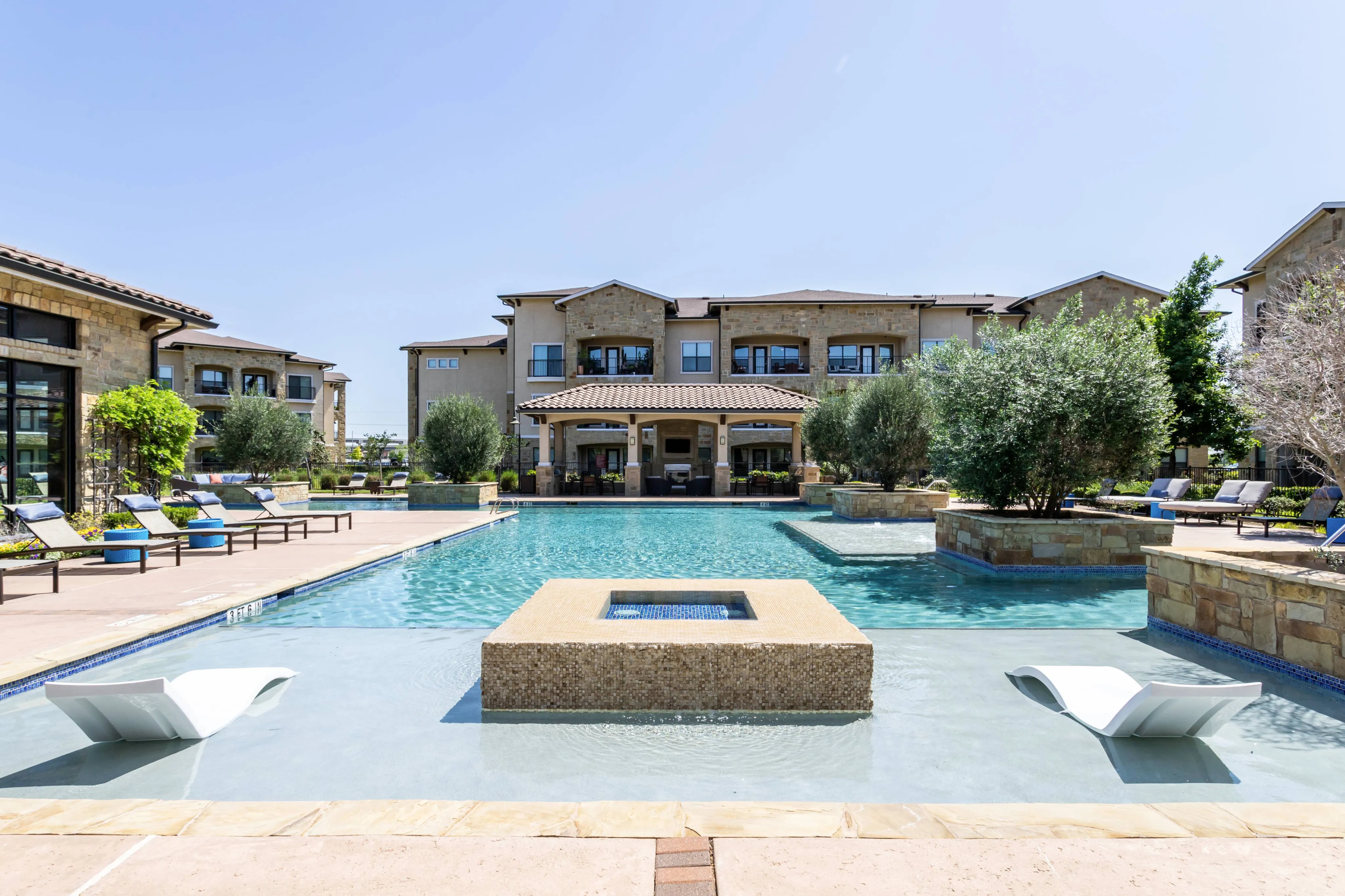 sparkling pool
