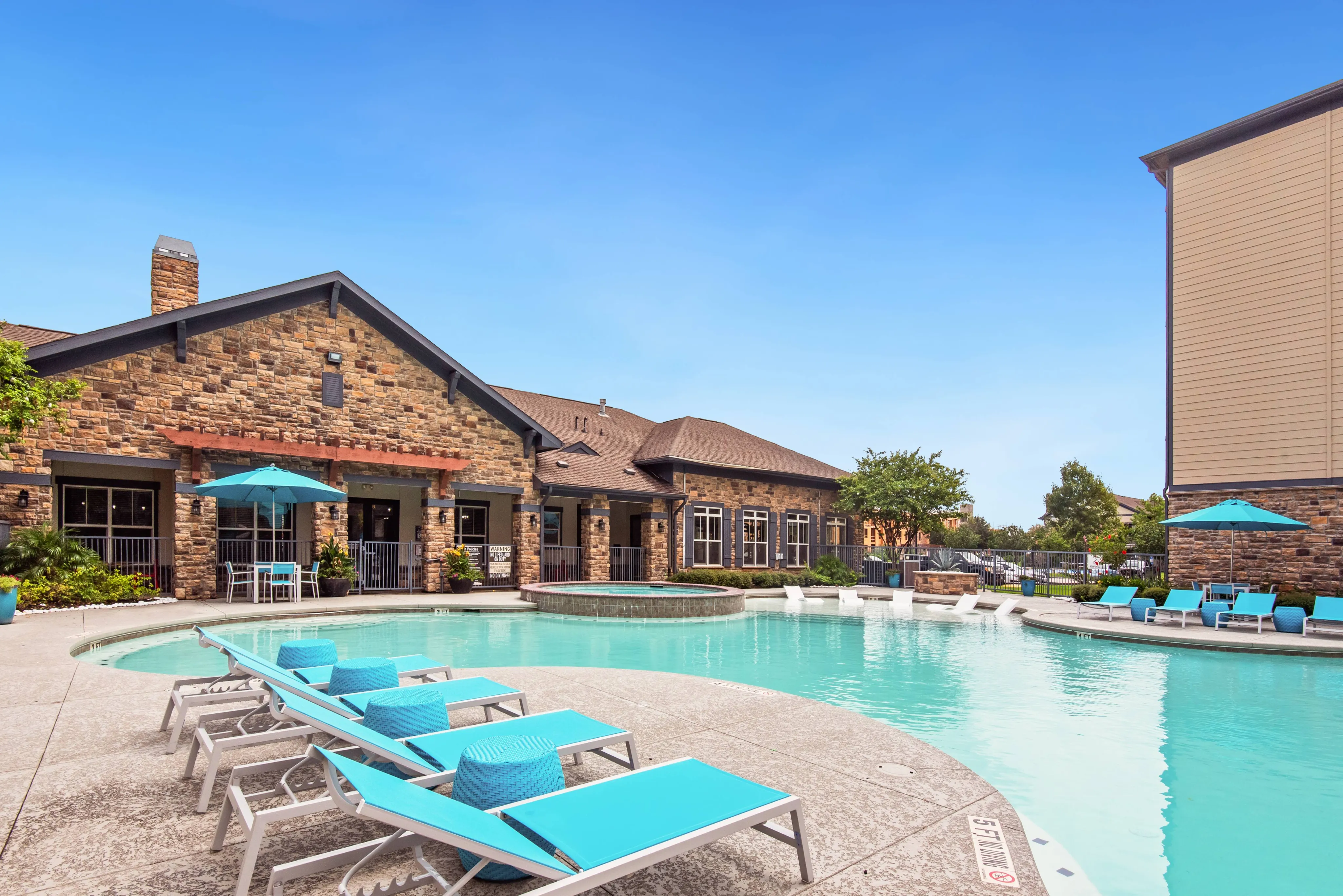 sparkling pool
