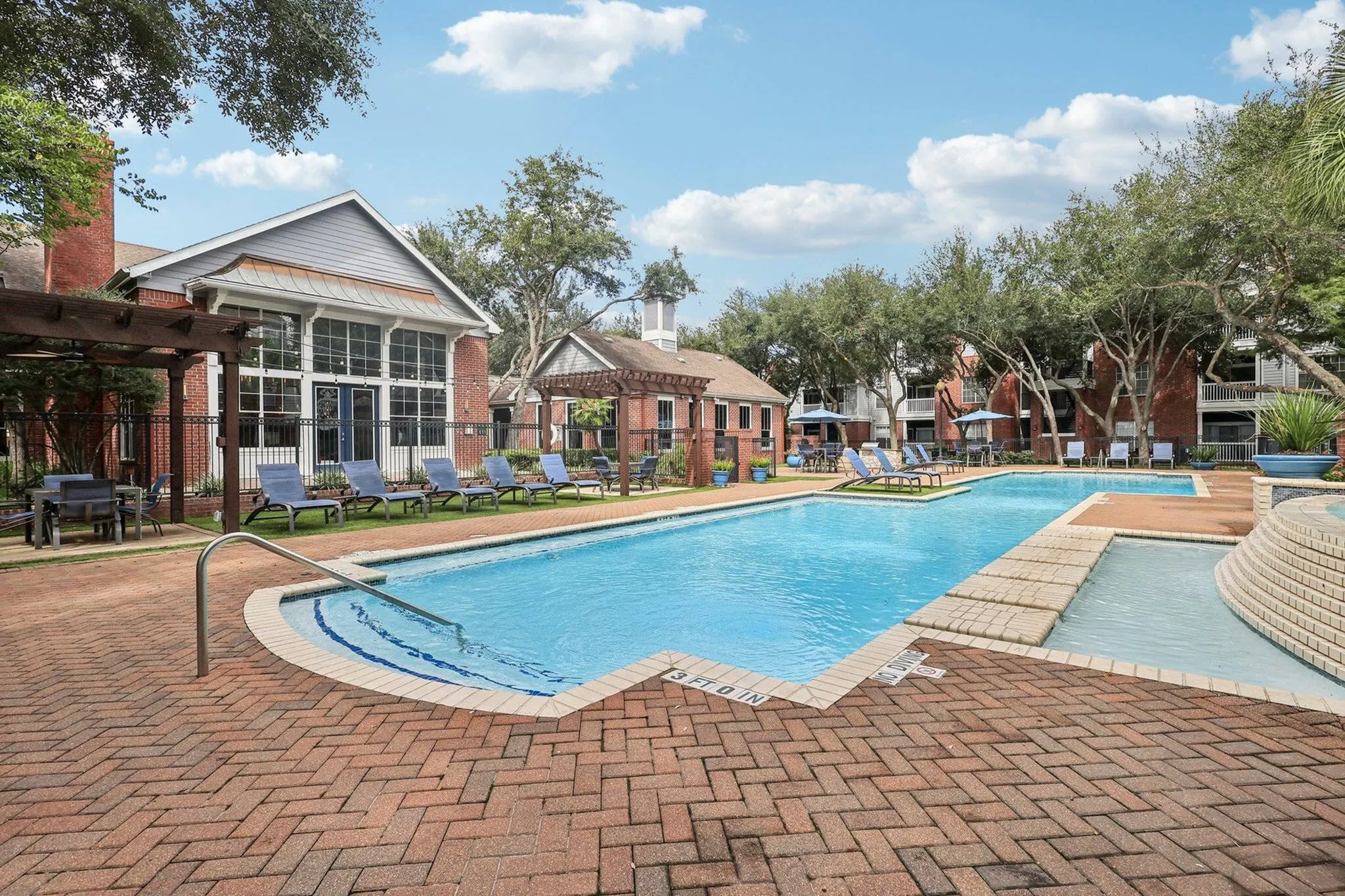 resort style pool