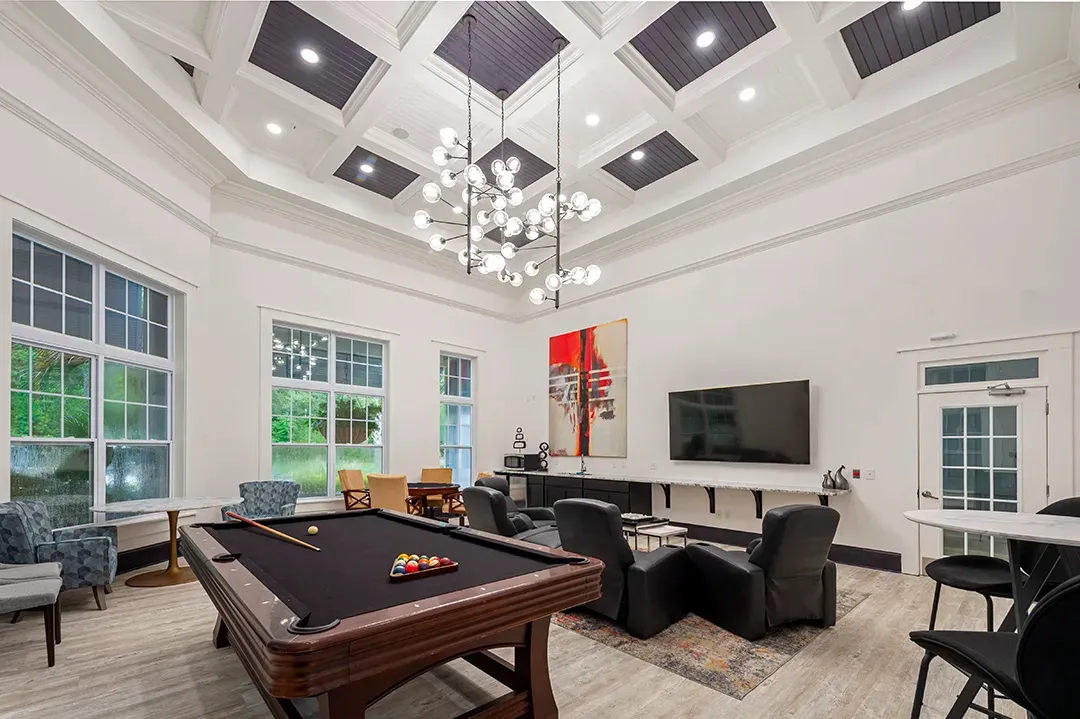 Billards in the clubhouse