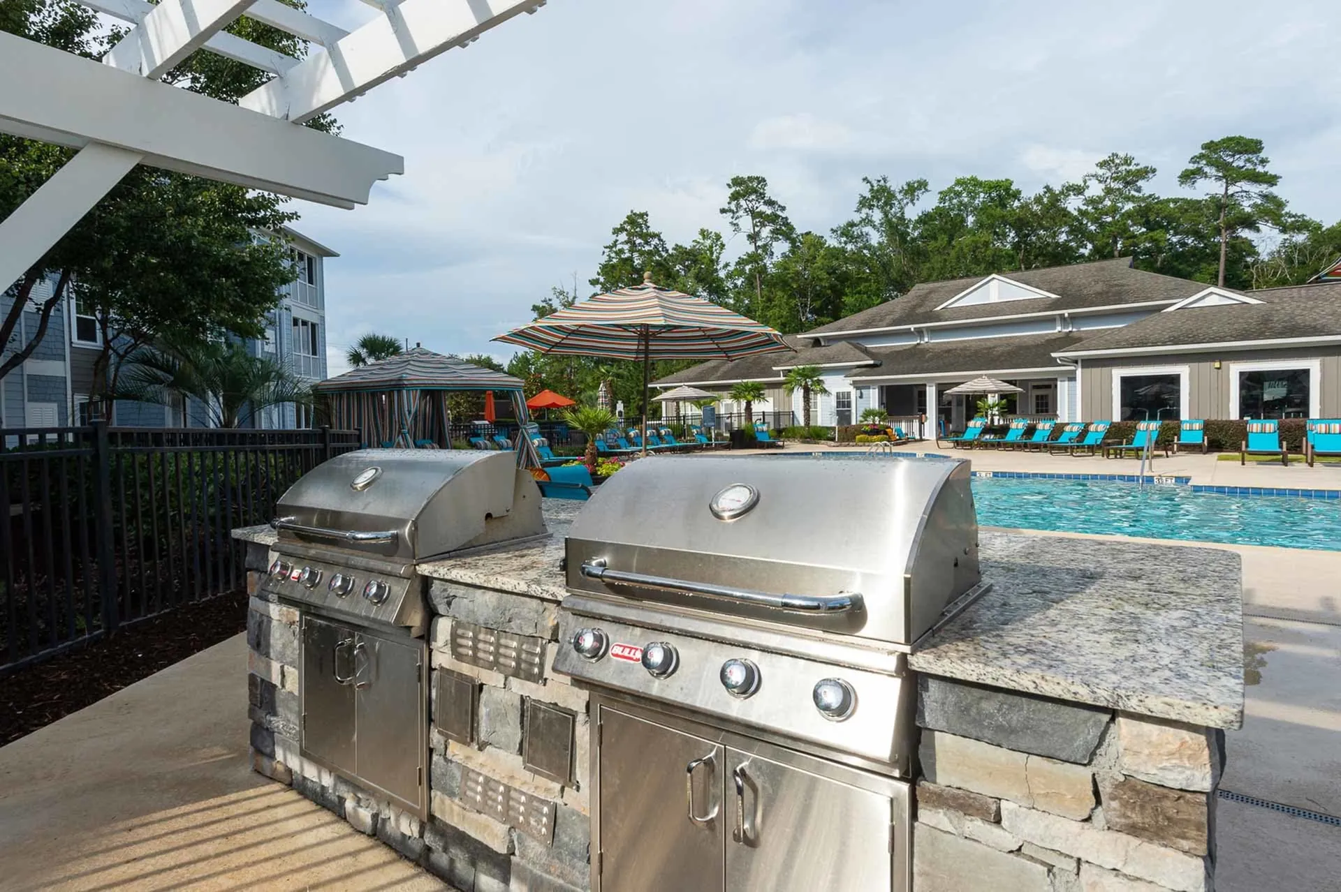 outdoor grilling stations