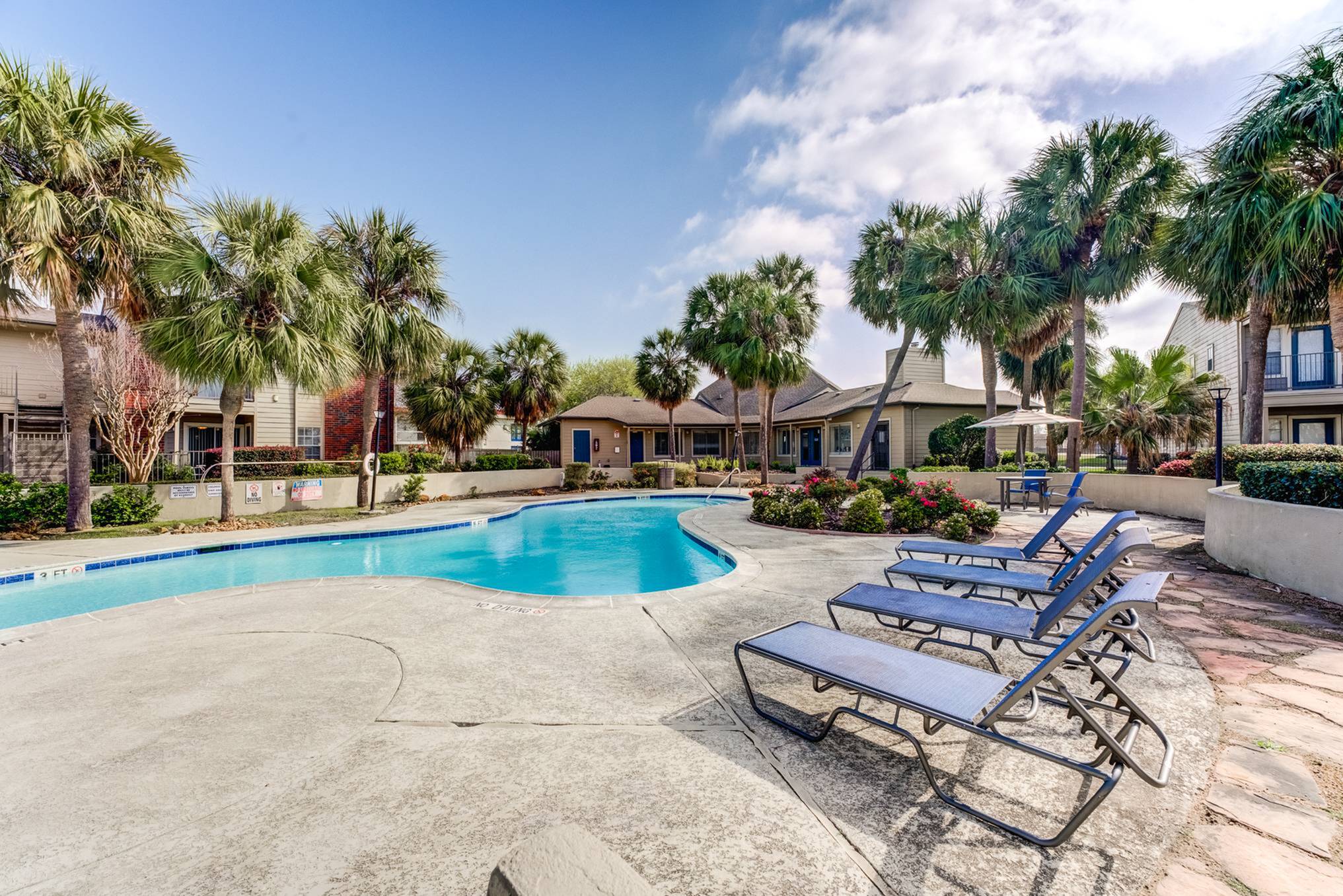resort style pool