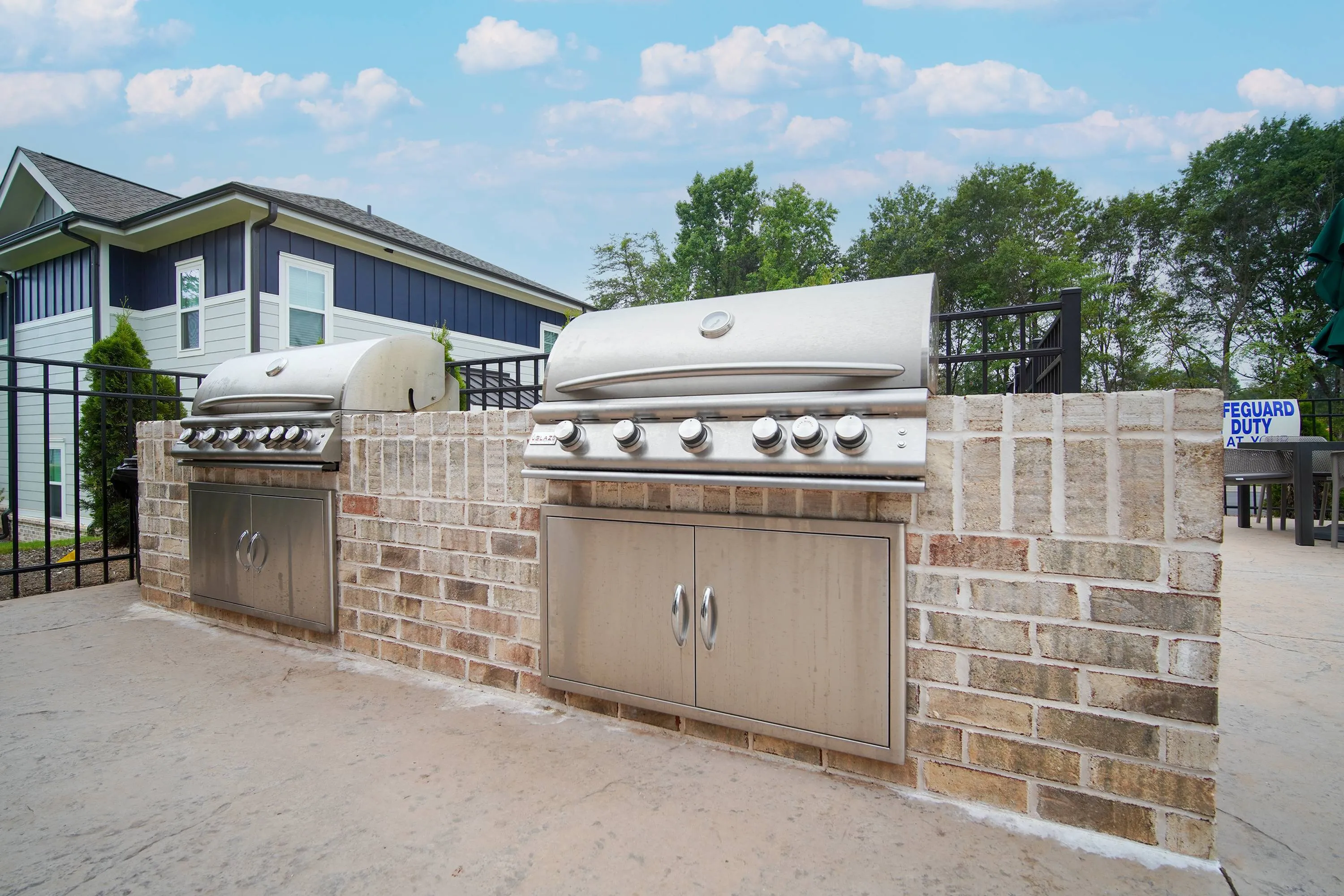 outdoor grill stations
