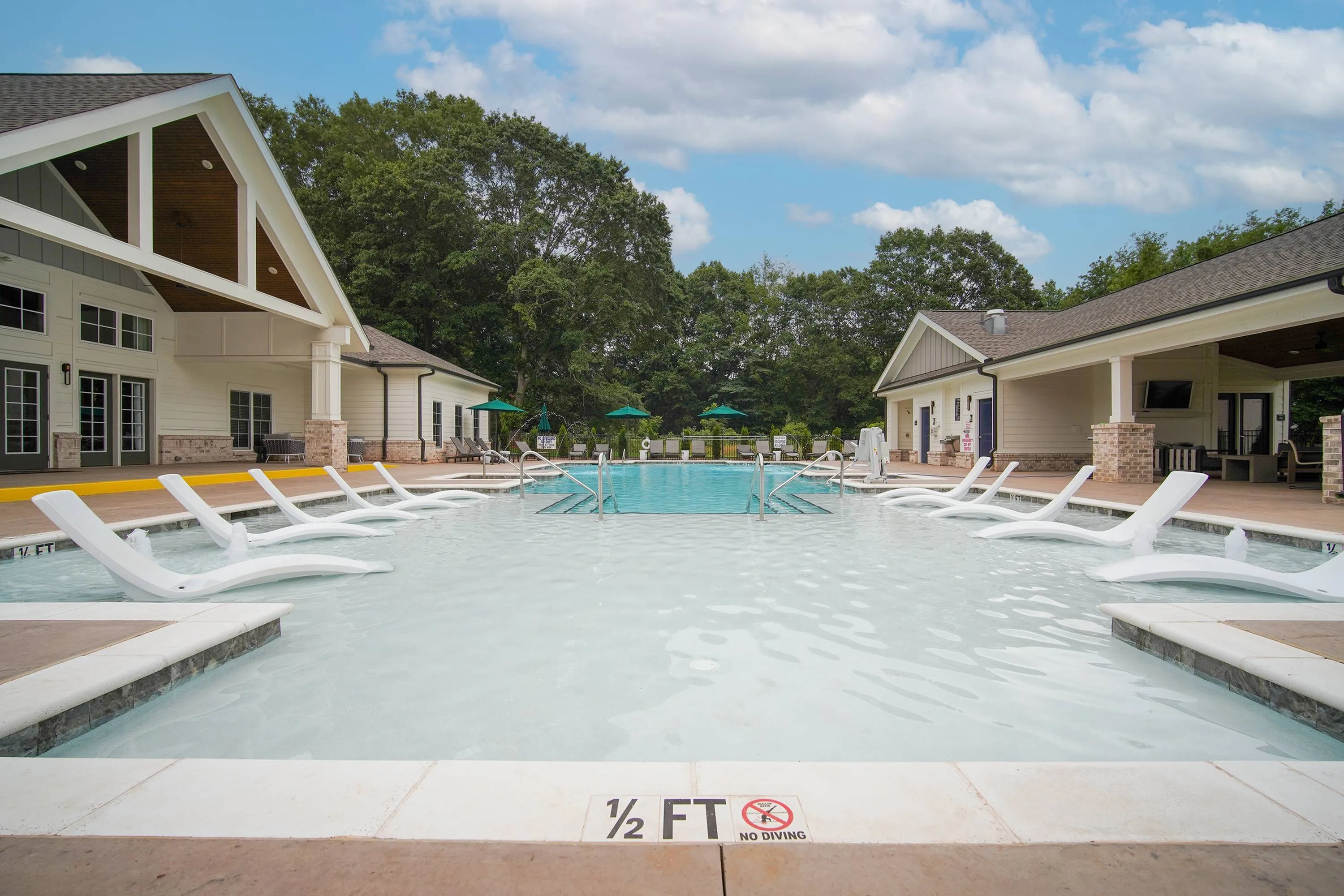 resort style pool