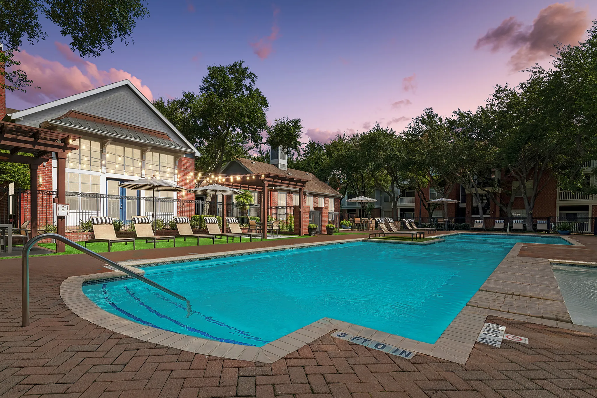 resort style pool