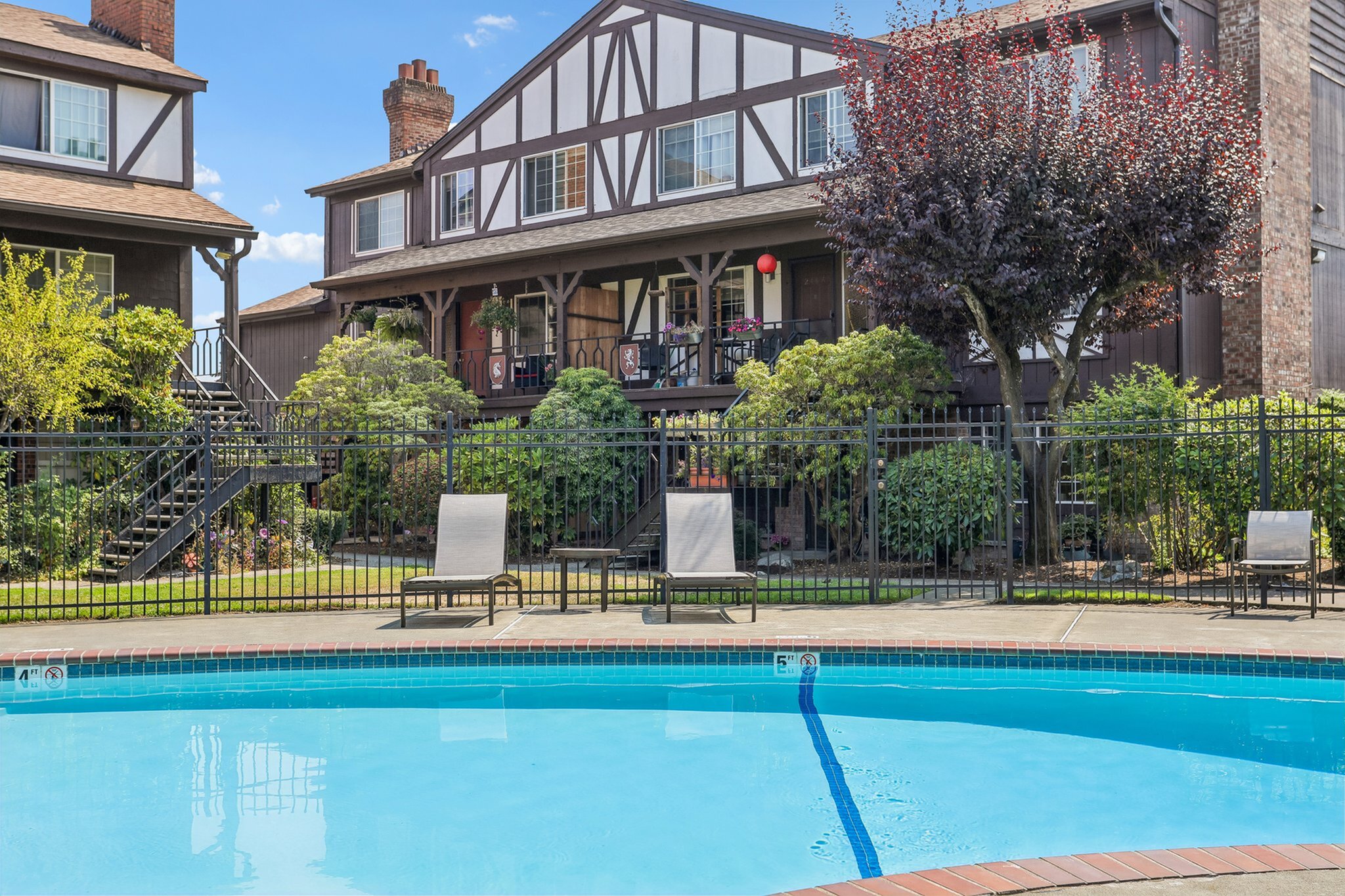 sparkling pool