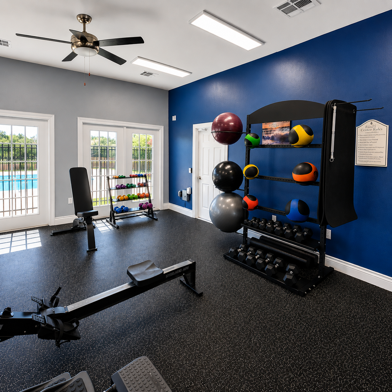 state of the art fitness center