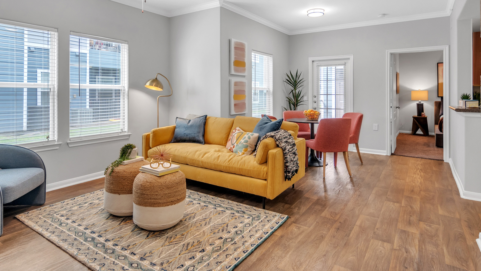 yellow couch
