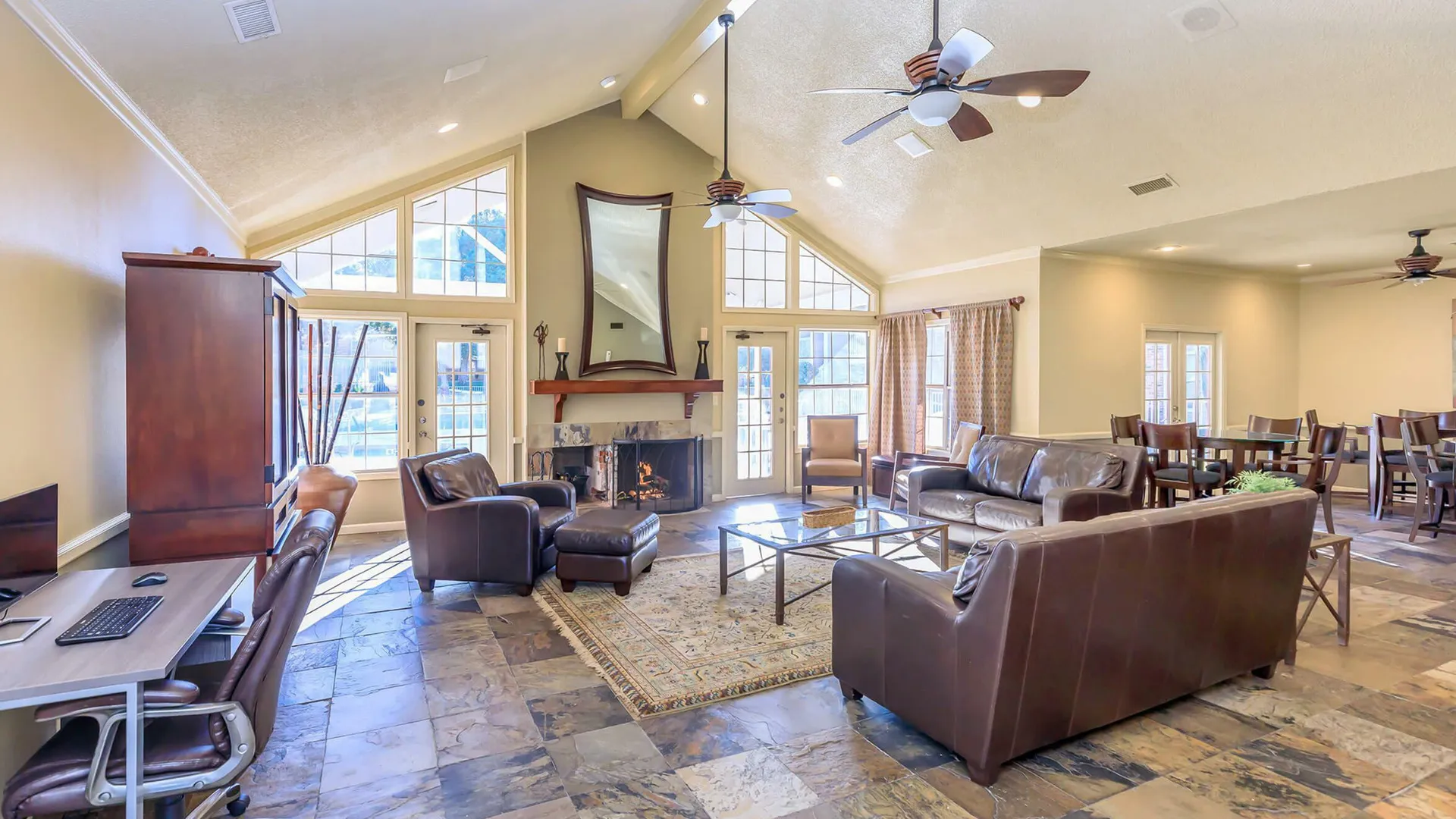 Stylish clubhouse