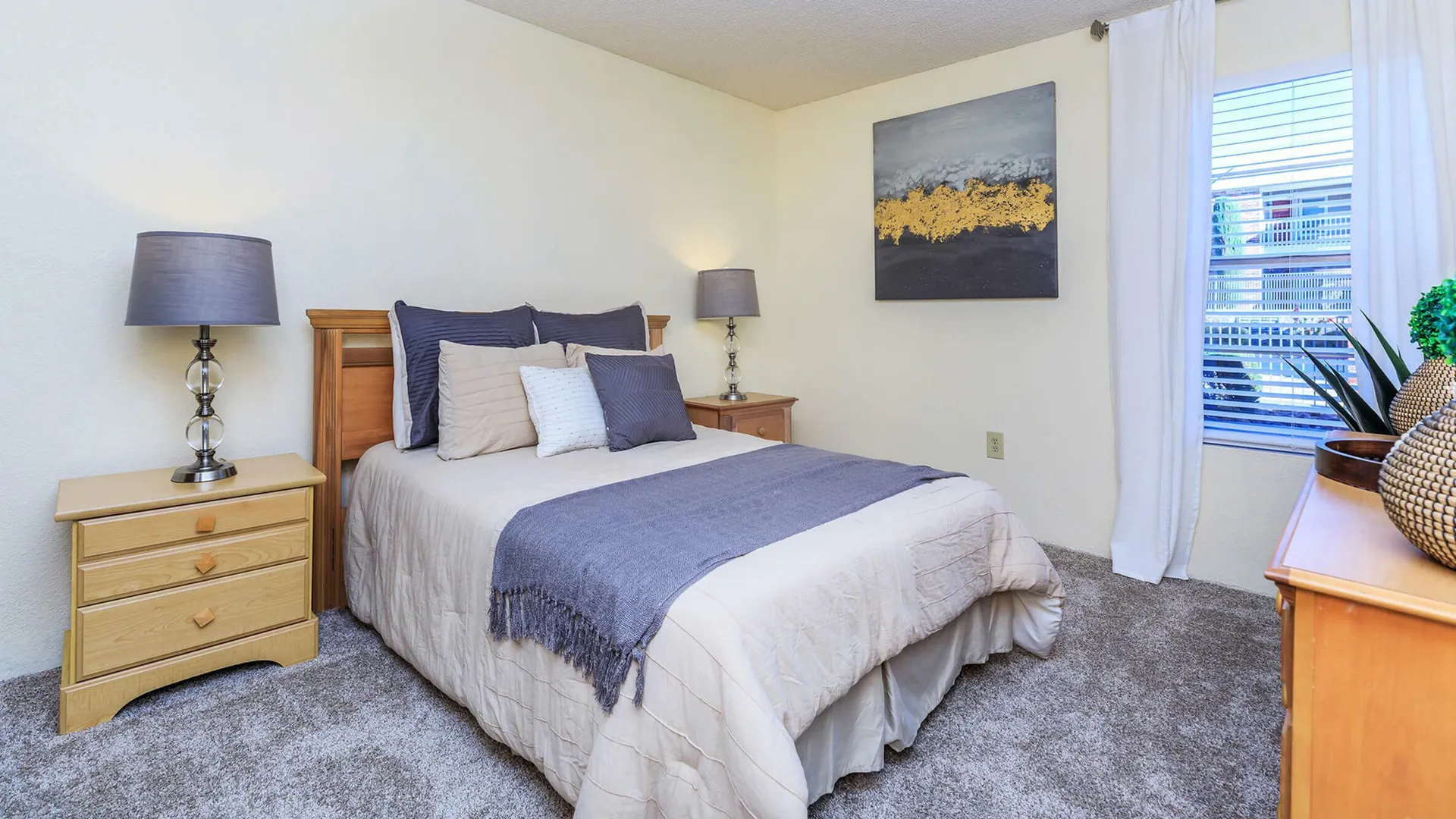 Spacious bedroom