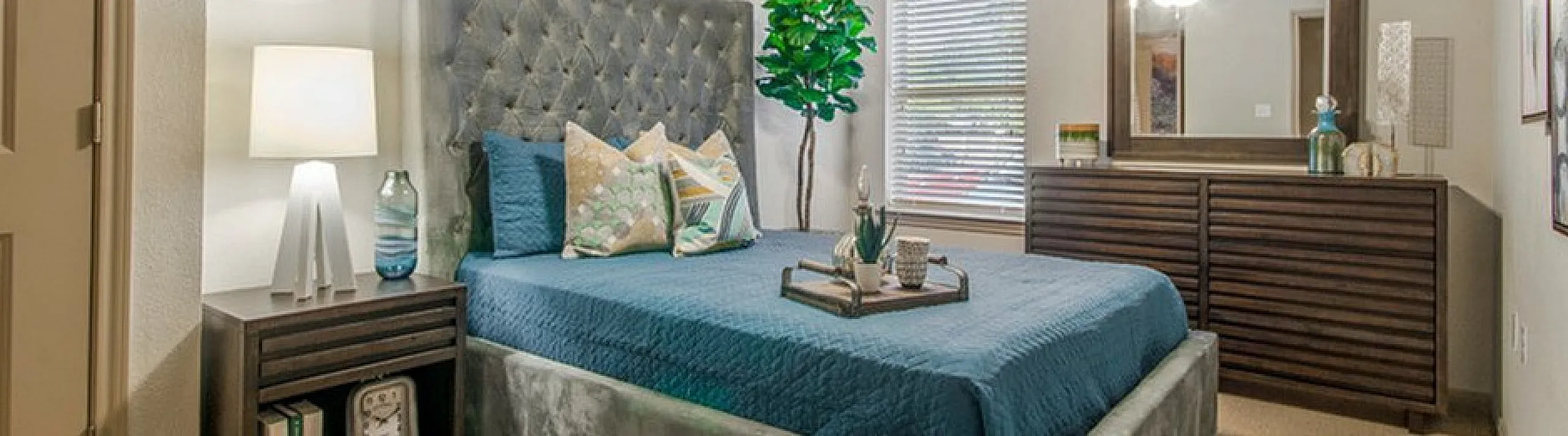 spacious bedroom