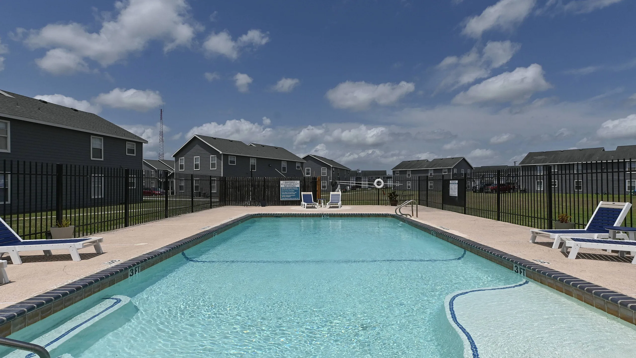 sparkiling pool