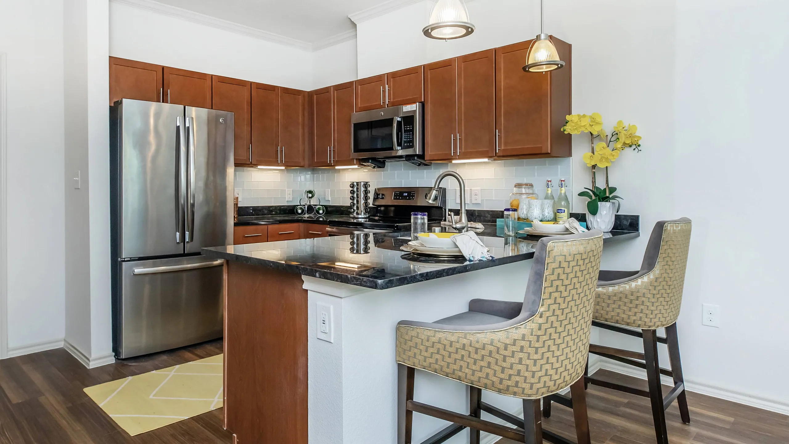 State of the art stainless steel kitchen