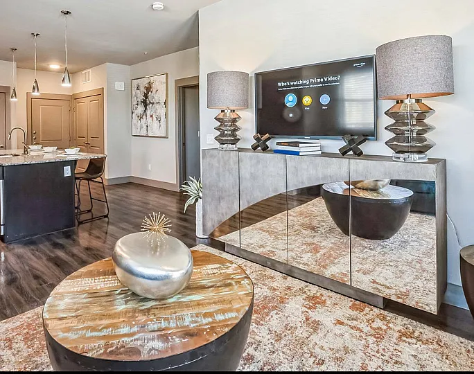 spacious living room