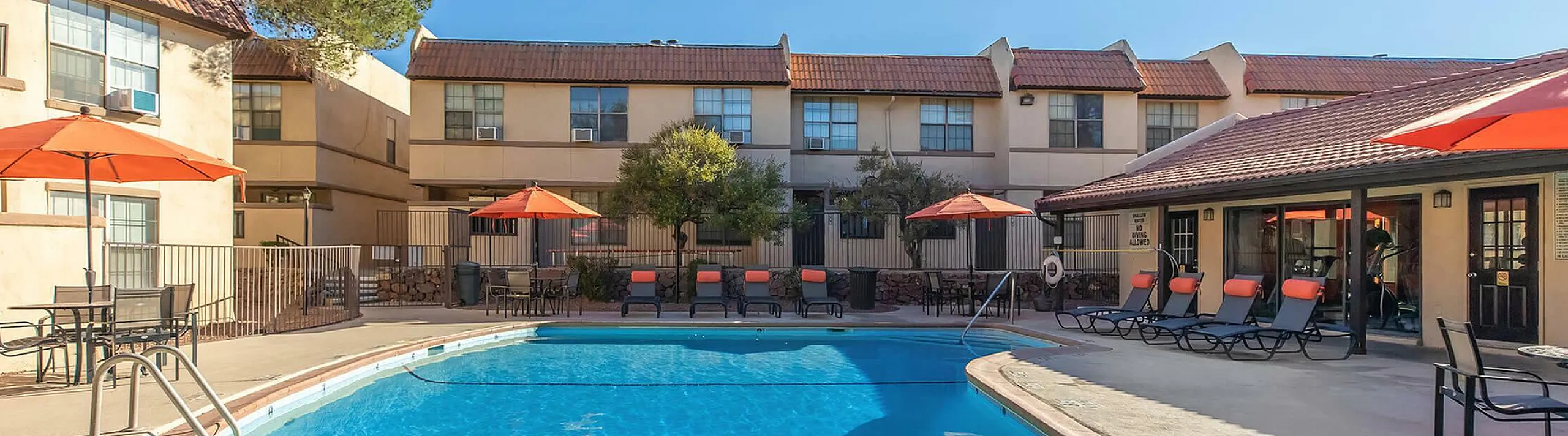 Sparkiling pool