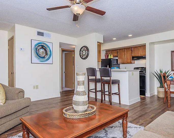 spacious living