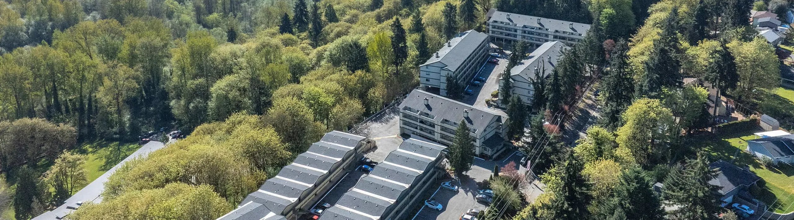 aerial view of the property