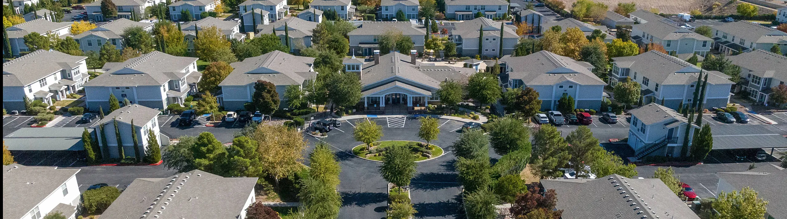 aerial view of the property