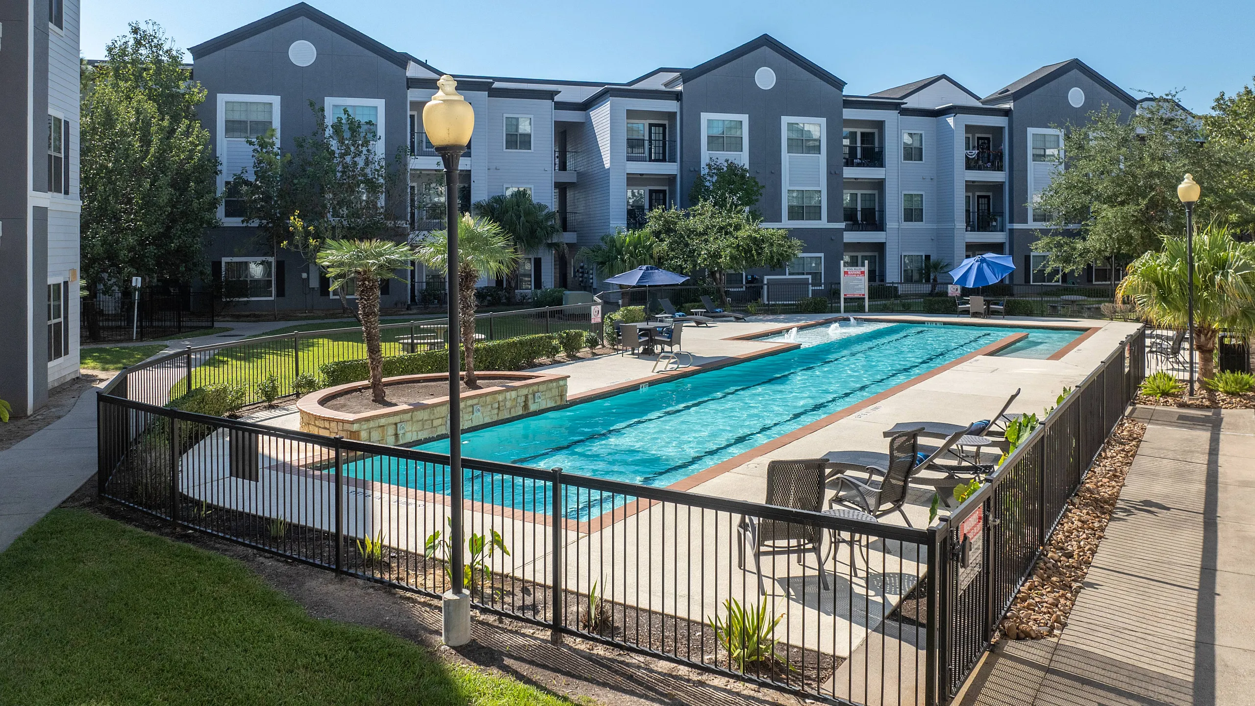 sparkling pool