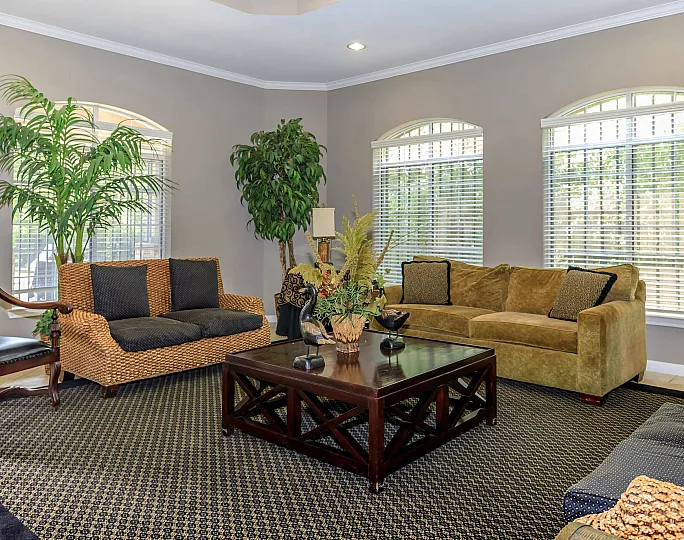 stylish clubhouse seating