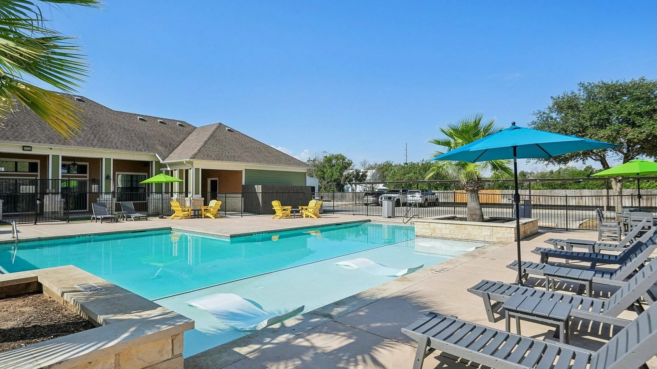 resort style pool