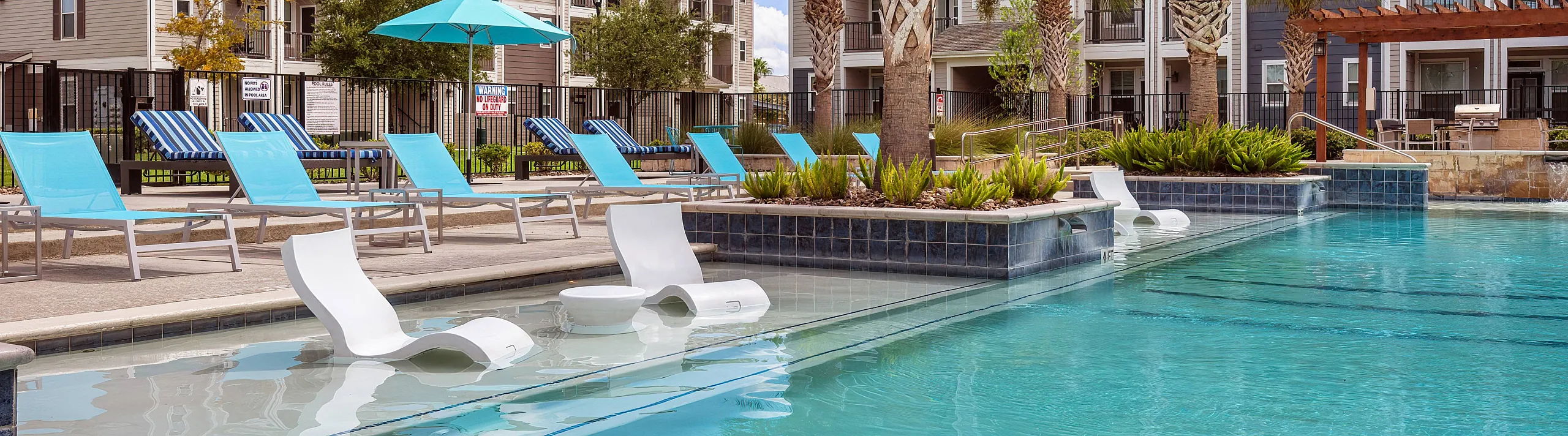 sparkling pool