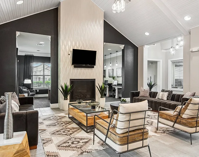 stylish leasing office