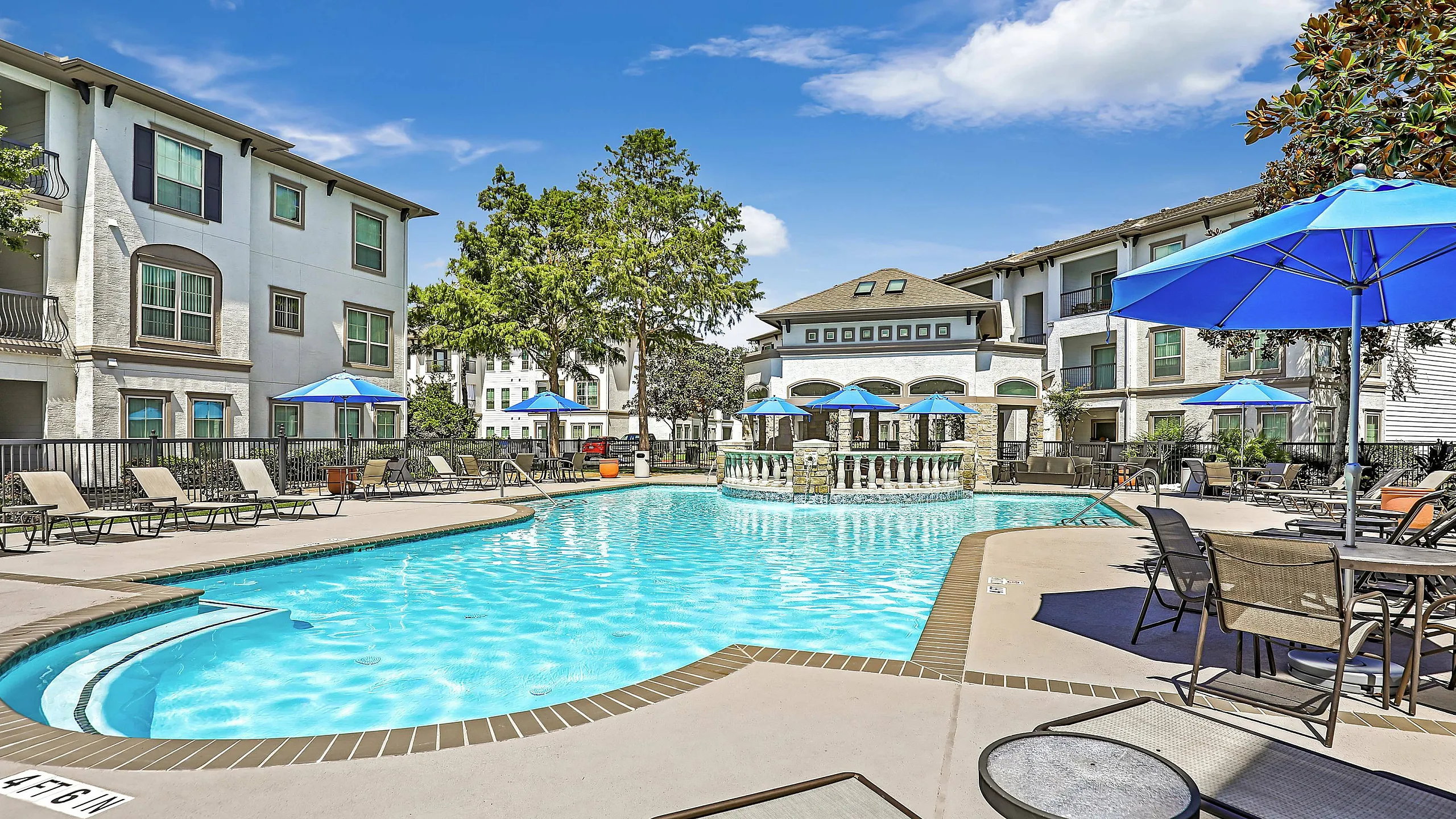 resort style pool