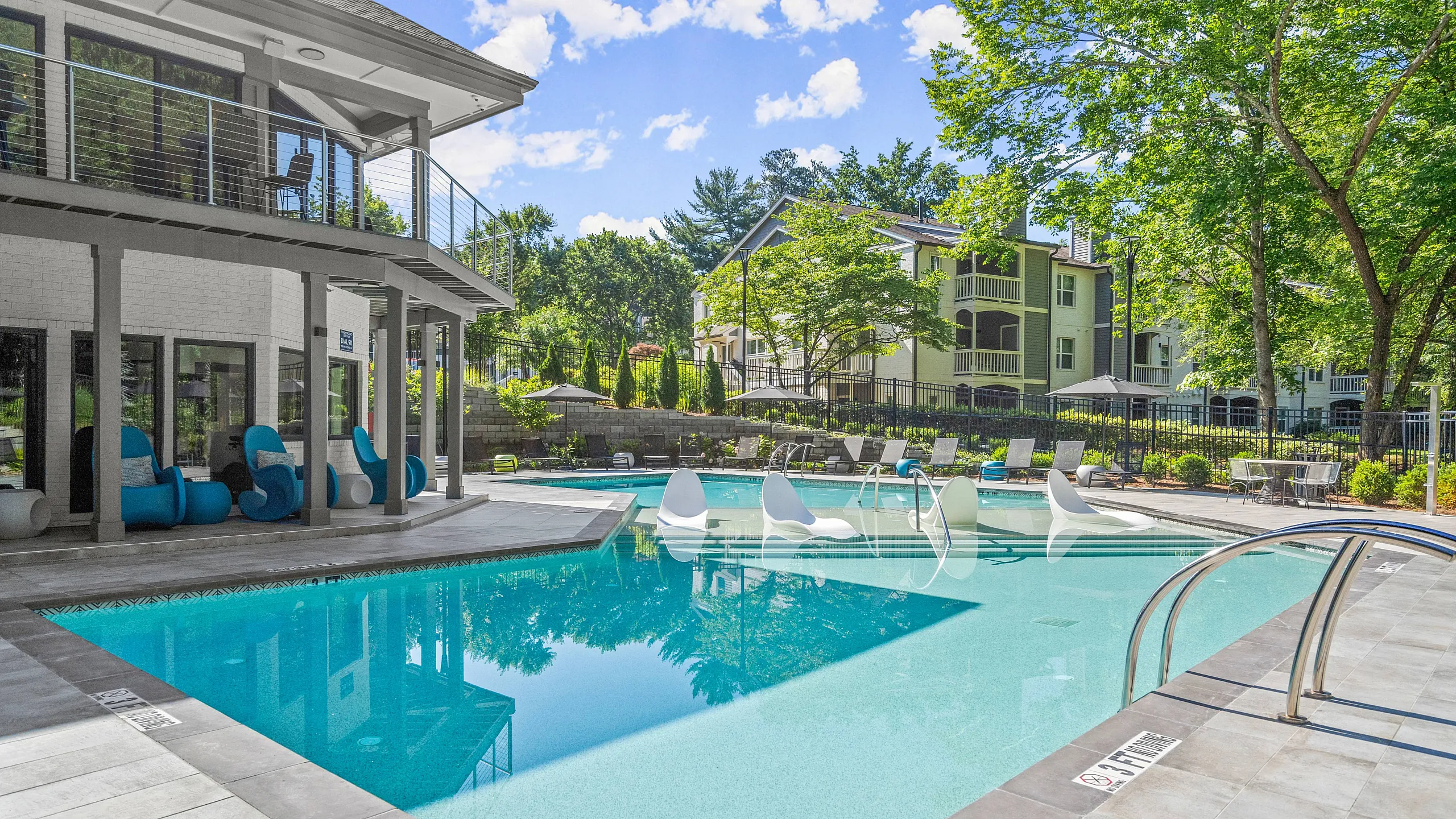 resort style pool