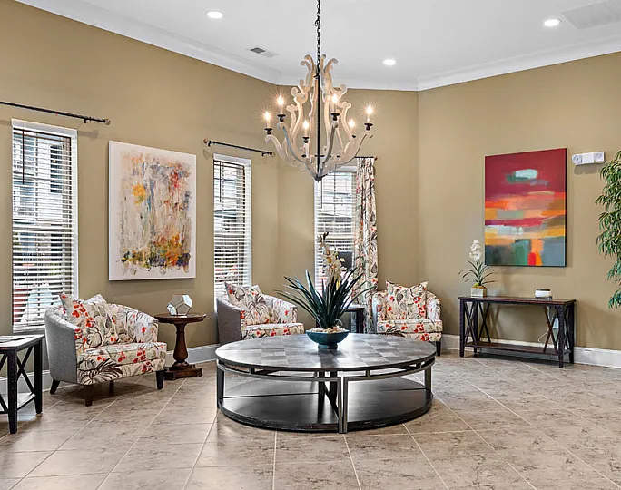 stylish leasing office