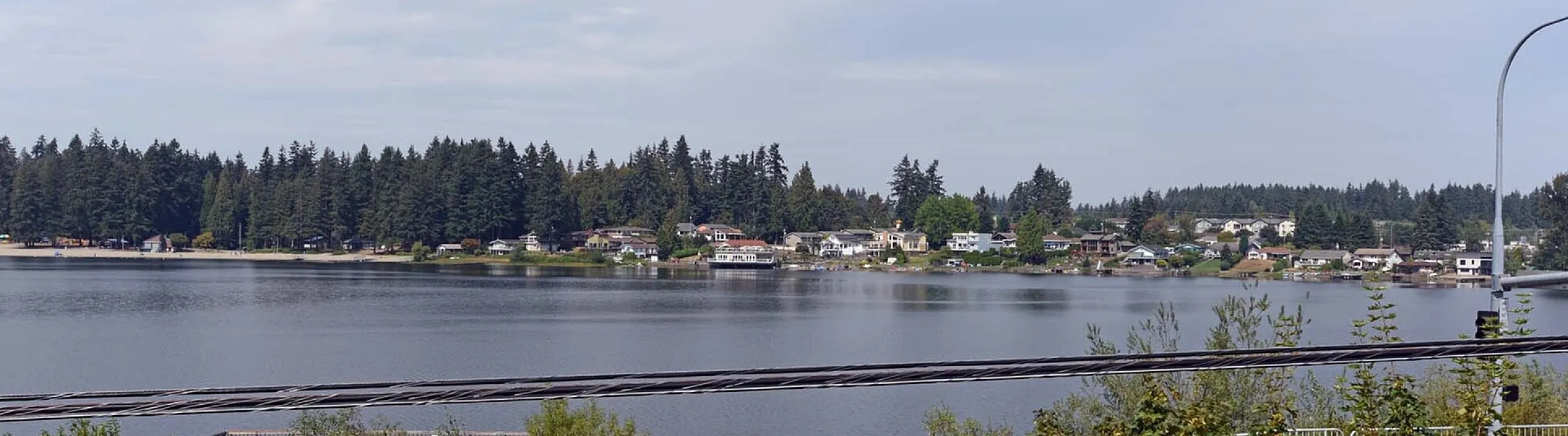 lake view from property