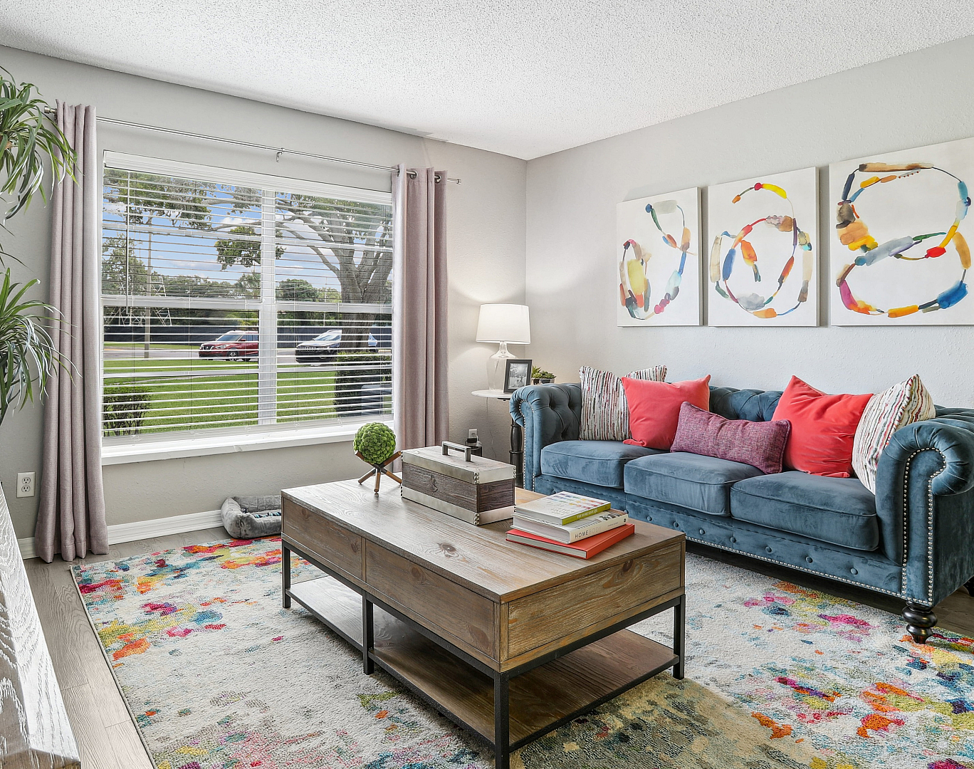 spacious and bright living room