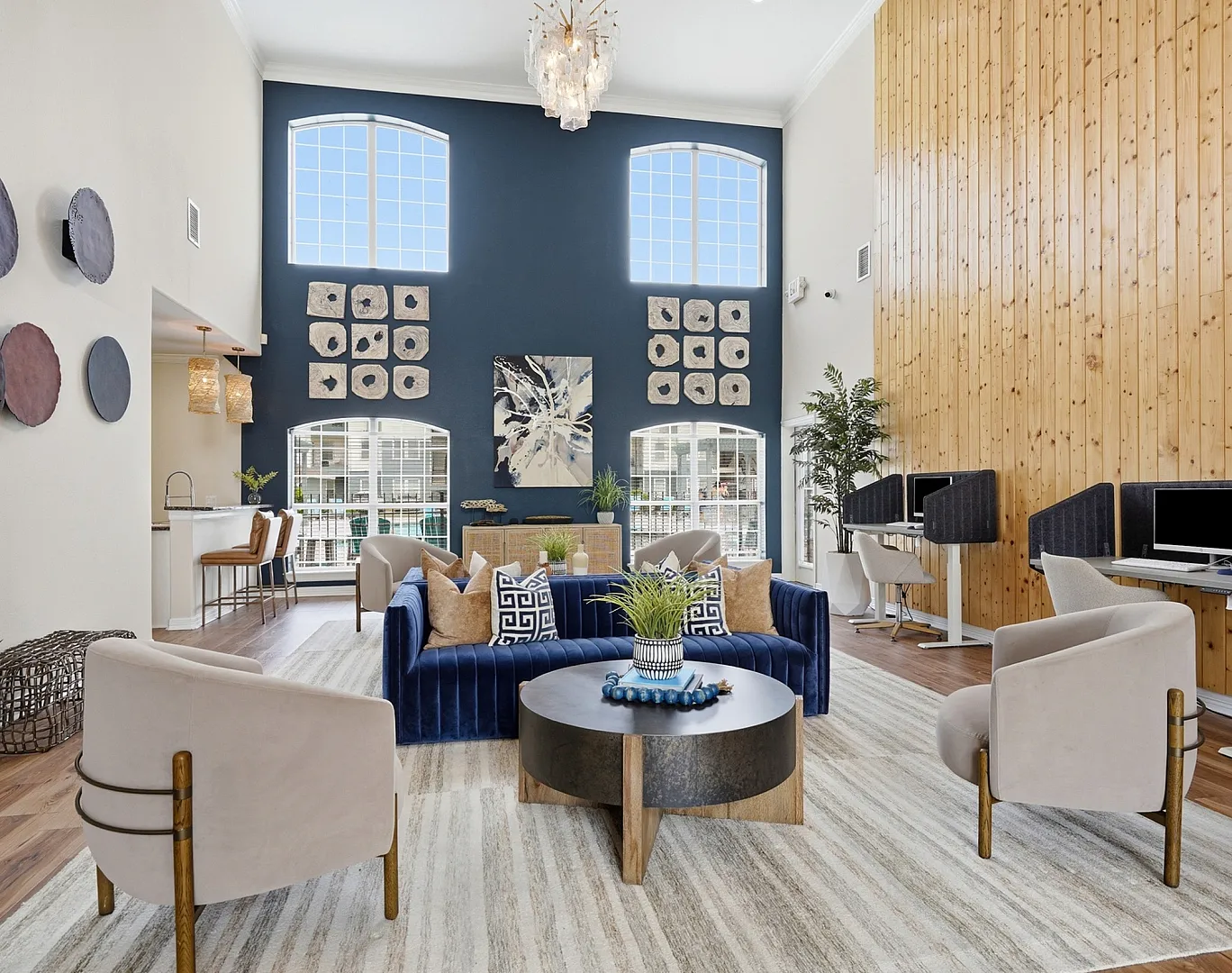 Beautiful clubhouse and resident space