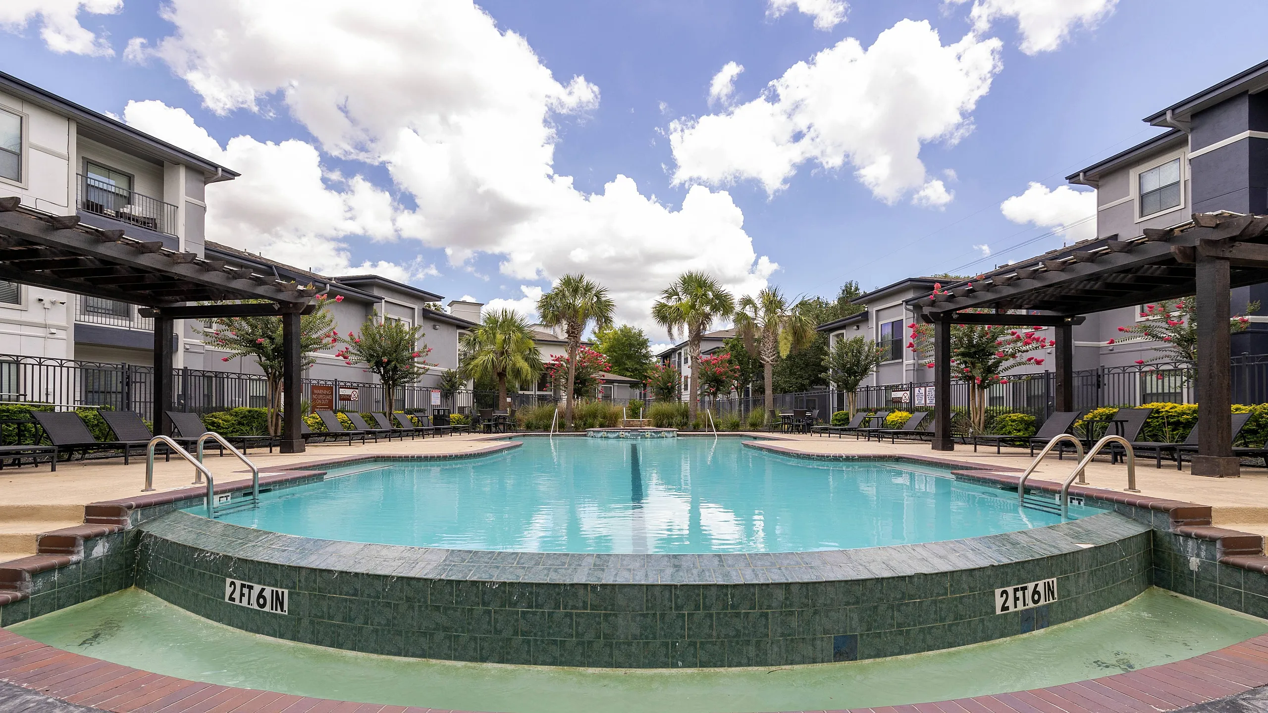 Sparkling pool