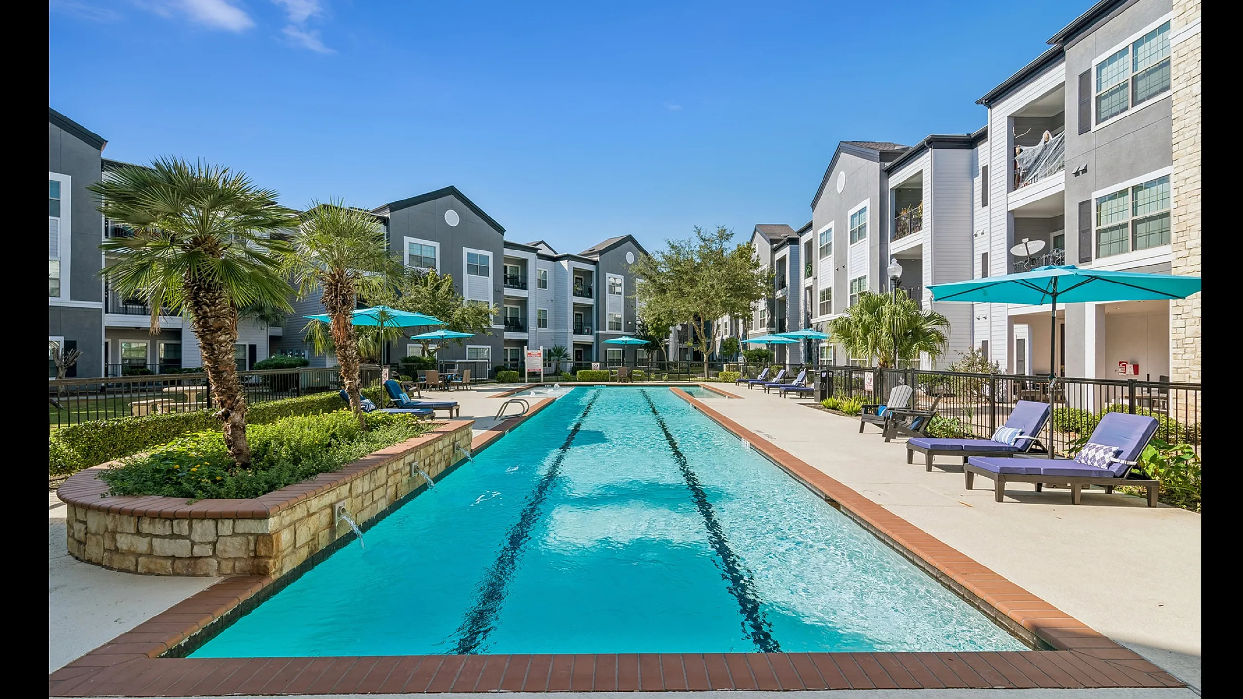 sparkling pool